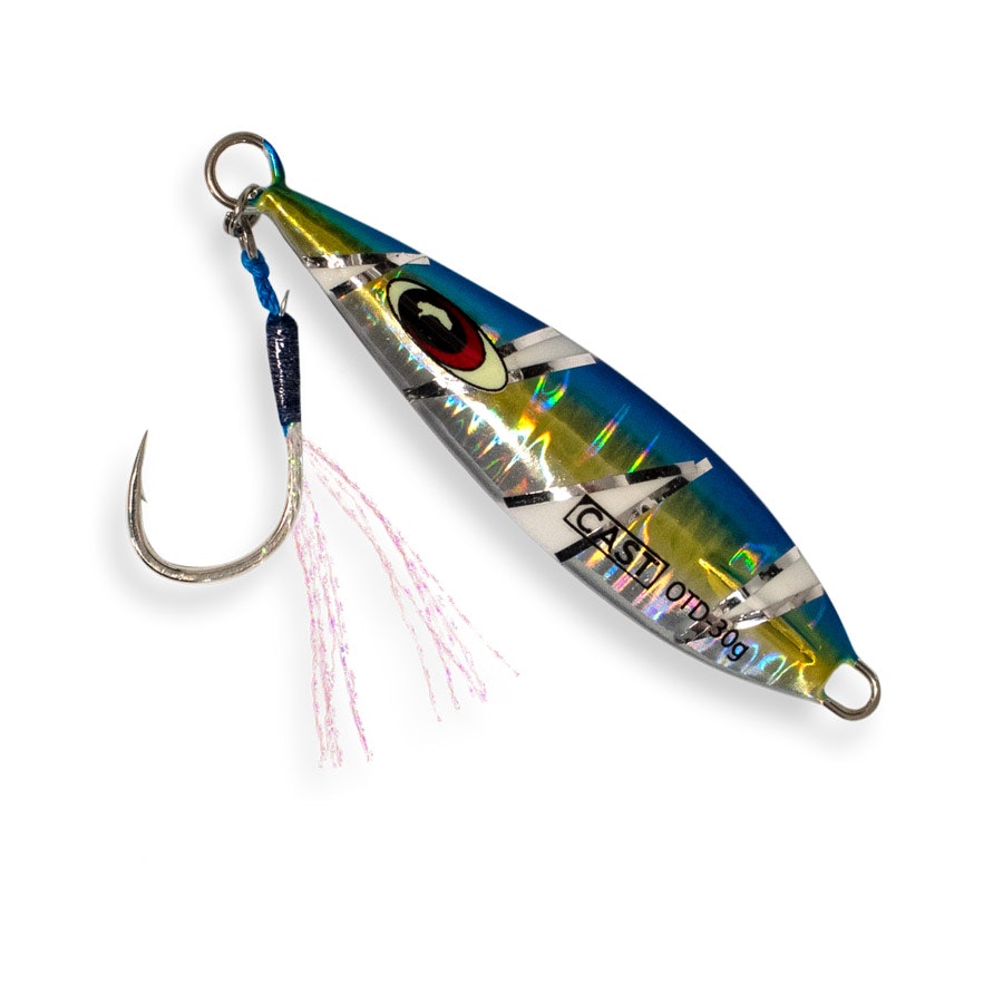 Cast Slow Pitch Jig 30g - Premium Saltwater Fishing Lure for On The Drop Technique - Perfect for Deep Sea, Offshore, and Bottom Fishing