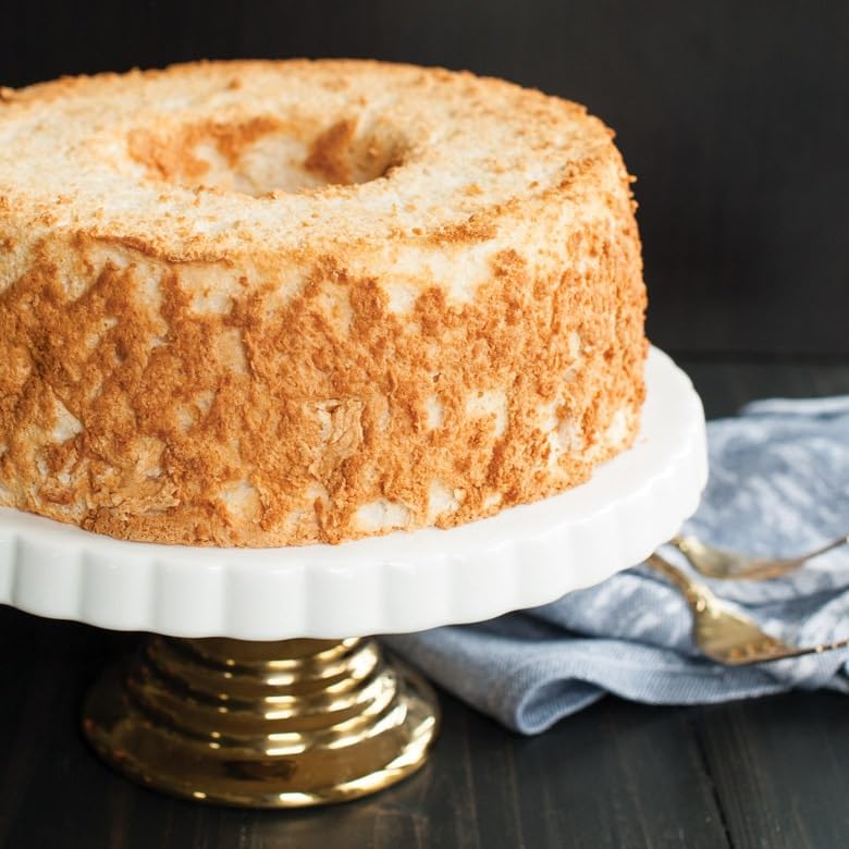 Angel Food Cake Pan - Non-Stick Procast Baking Pan for Homemade Cakes, Perfect for Birthday Parties, Weddings & Family Gatherings