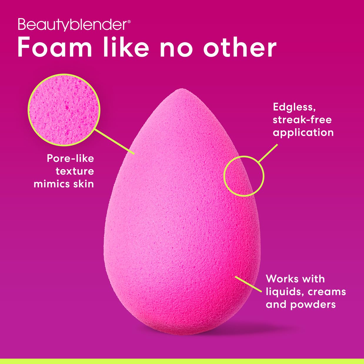 Beautyblender Back 2 Basics 3-Piece Makeup Sponge Set - 2 Original Beauty Blenders & Lavender Blendercleanser (3 oz) | Vegan, Cruelty-Free, Made in USA | Perfect for Flawless Foundation Application & Brush Cleaning