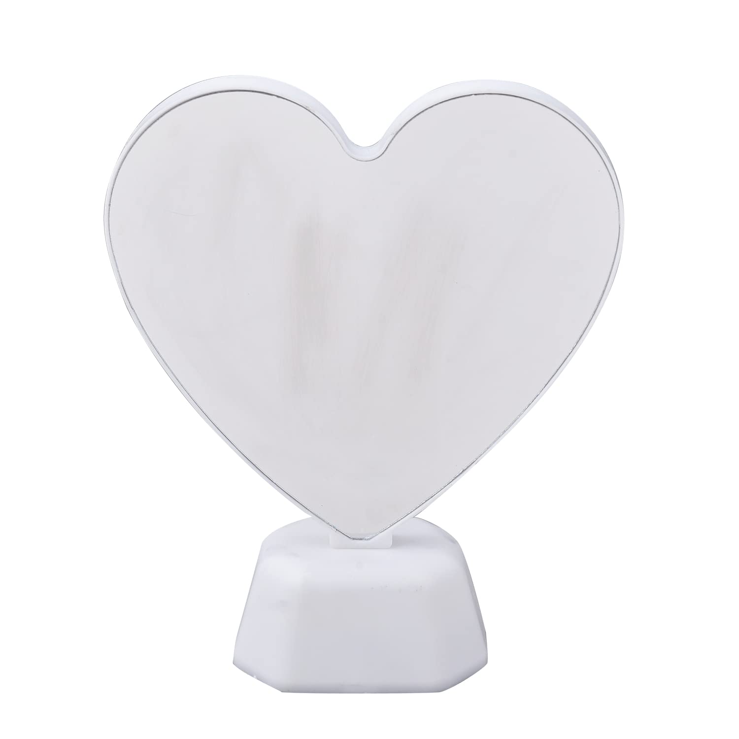 Shop LC White Heart LED Tunnel Light - Battery Operated Wall Decor for Bedroom, Living Room & Wedding Decorations