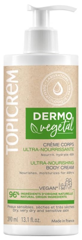 Ultra-Nourishing Body Cream 390ml - Deep Hydrating & Moisturizing Lotion for Dry Skin - Perfect for Daily Use & Nighttime Skincare Routine