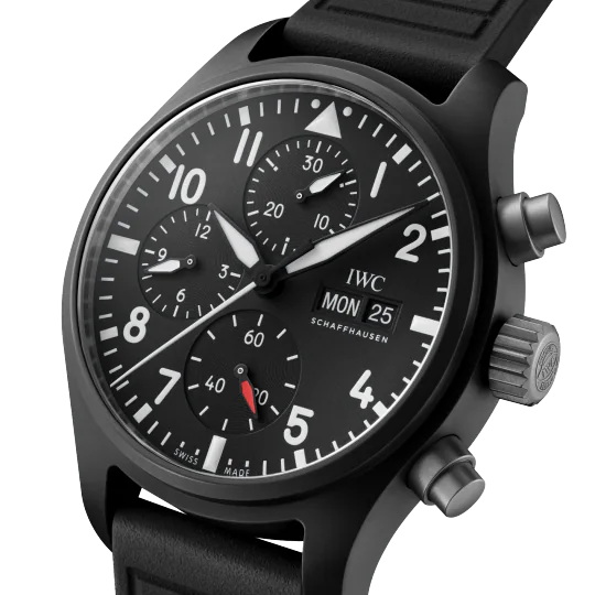 Top Gun Pilot's Watch Chronograph 41mm - Military Aviation Inspired Timepiece for Pilots & Watch Collectors | Perfect for Flight Training, Outdoor Adventures & Everyday Wear