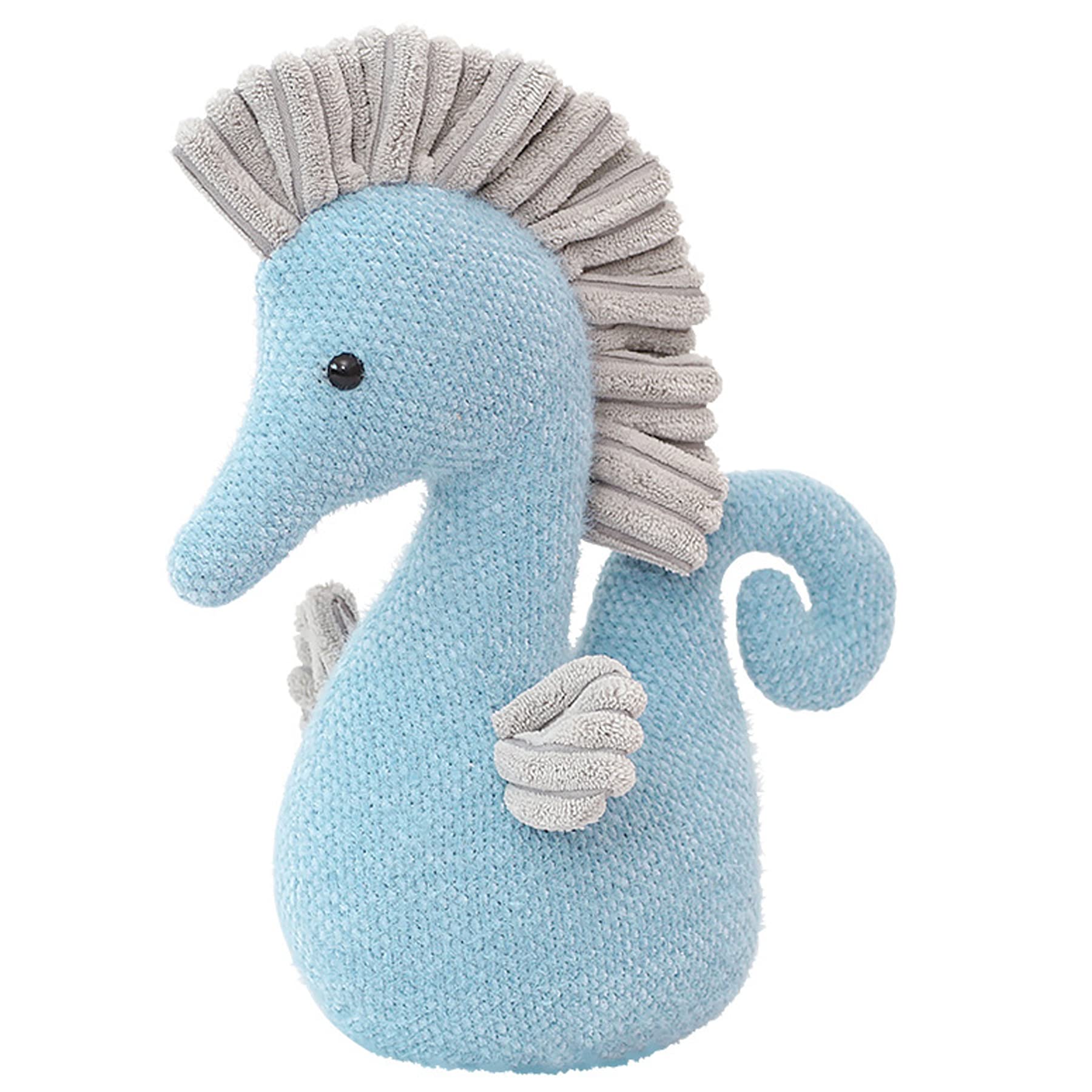 Soft Blue Stuffed Sea Horse Plush Toy - 8.6 Inch Cuddly Seahorse Doll for Kids, Boys & Girls | Perfect Nursery Decor, Birthday Gift & Ocean-Themed Party Favor