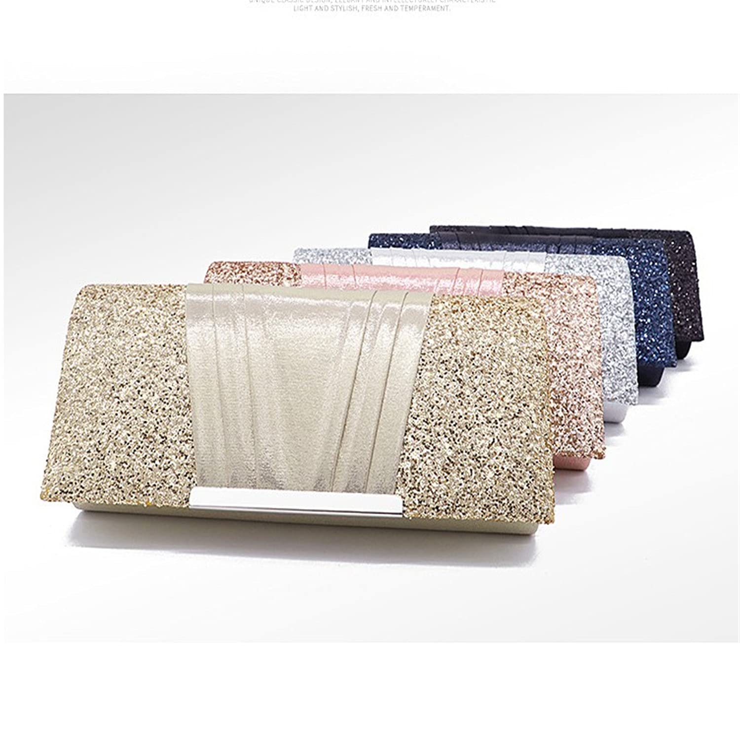 Sparkly Sequin Clutch Purse for Women - Elegant Shiny Evening Bag with Crossbody & Shoulder Strap for Wedding, Cocktail Party, Prom & Date Night | Perfect for Formal Events & Special Occasions