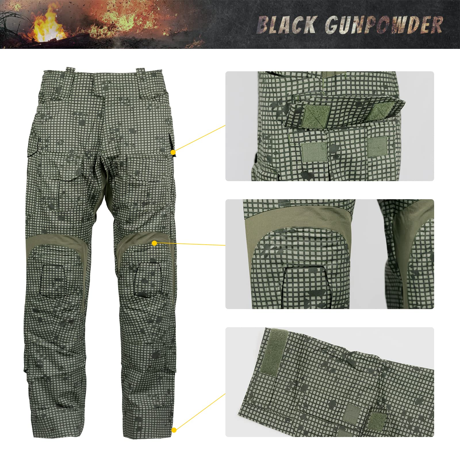 G3 Tactical Combat Pants - Military Grade Outdoor Pants for Paintball, Airsoft, Hunting & Hiking | Durable & Comfortable for Tactical Training & Outdoor Adventures