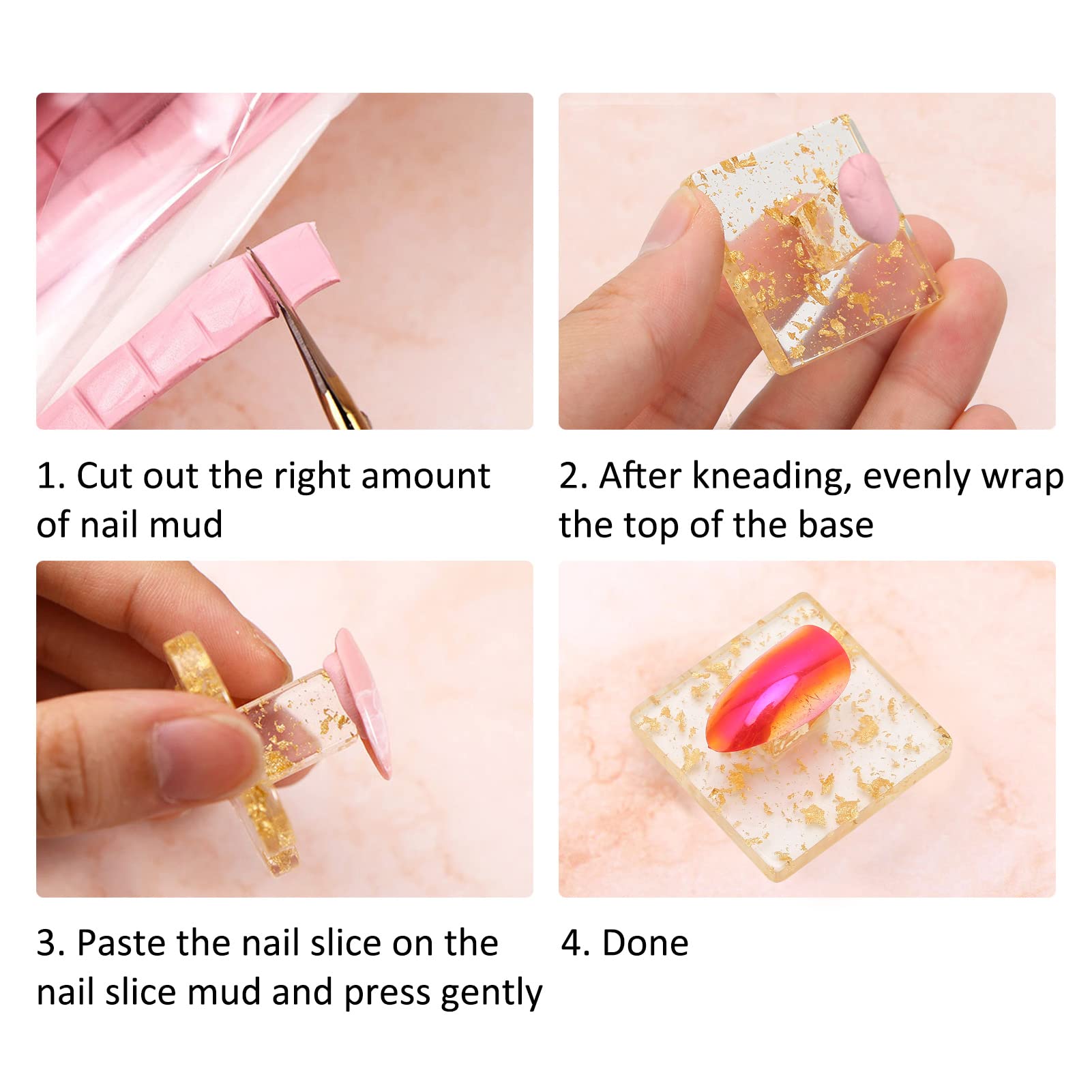 Portable Nail Tip Holder Stand - Professional Nail Art Tool with Exquisite Design for Home & Salon Use | Perfect for DIY Manicures, Nail Extensions & Nail Art Practice
