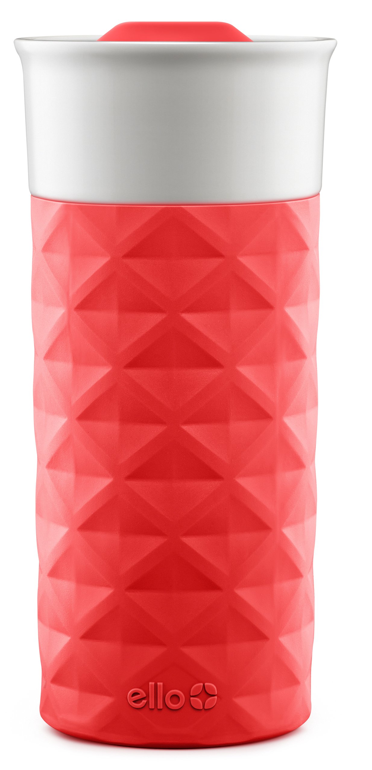 Ello Ogden Ceramic Travel Mug with Friction-Fit Lid - Insulated Coffee Cup for Hot & Cold Drinks - Perfect for Commuting, Office & Outdoor Activities