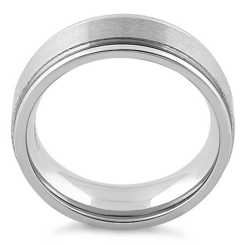 Premium Stainless Steel Satin Finish Wedding Band Ring for Men & Women - Durable, Hypoallergenic Jewelry for Engagement, Anniversary, and Everyday Wear