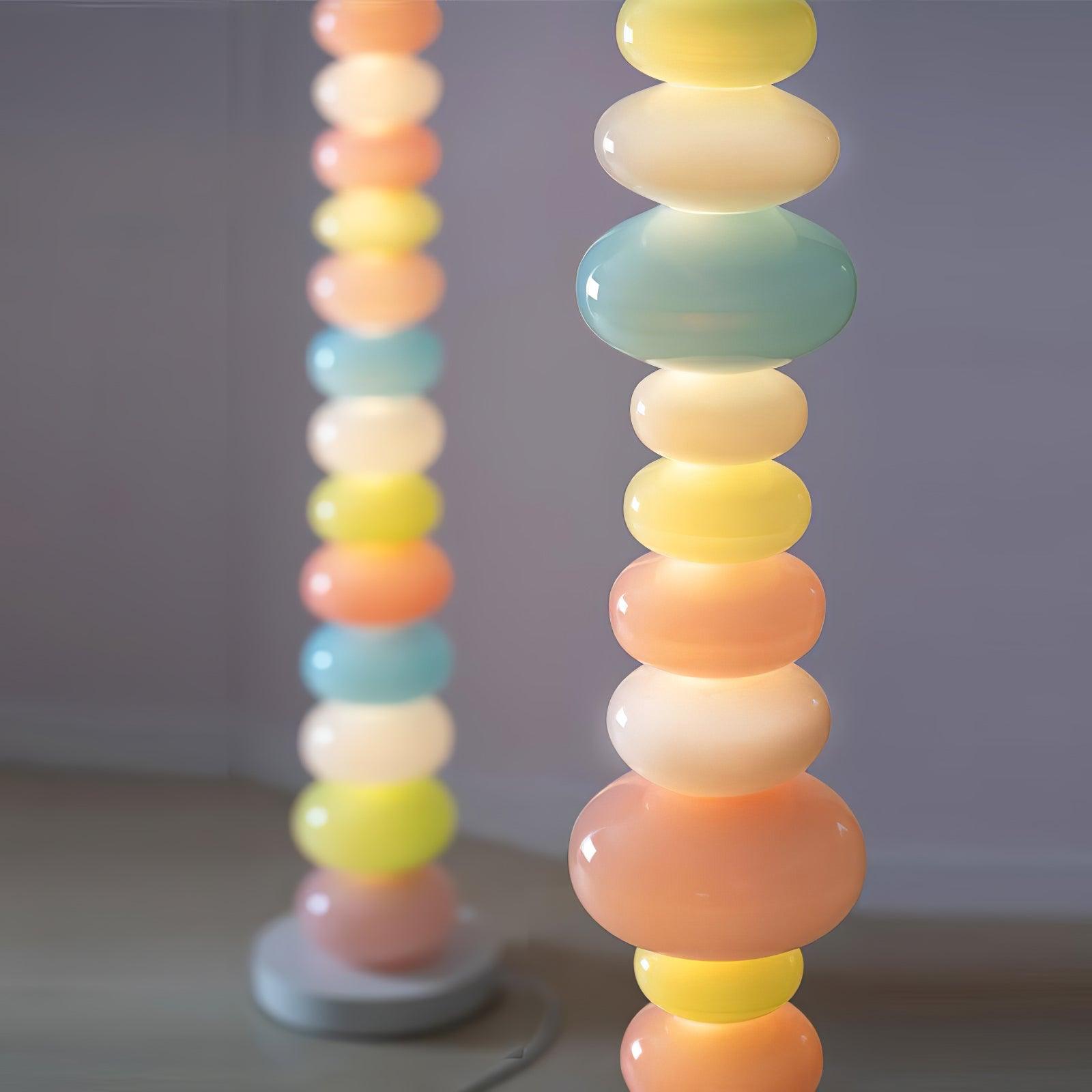 Modern LED Candy Floor Lamp - Adjustable Brightness for Living Room, Bedroom & Office - Stylish Home Decor Lighting for Relaxation & Ambiance