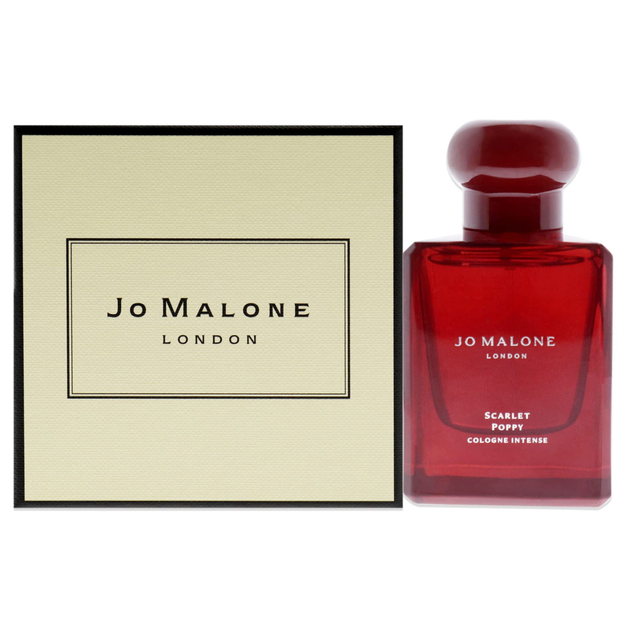 Jo Malone Scarlet Poppy Intense Cologne Spray for Men & Women - 1.7 oz / 50 ml Eau de Parfum - Luxury Unisex Fragrance for Date Night, Special Occasions & Daily Wear