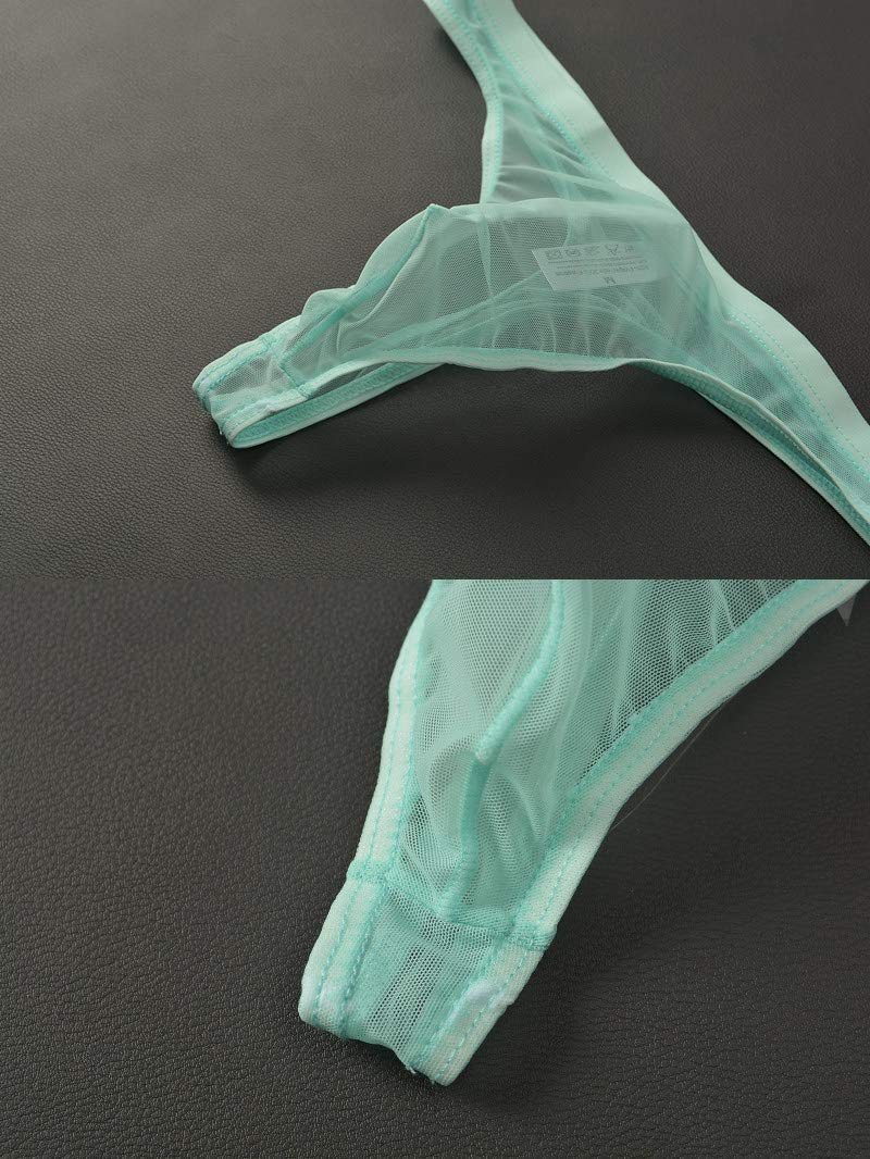 Men's Transparent Super Thin Thong Underwear - Breathable & Comfortable for Daily Wear, Workout, and Intimate Moments