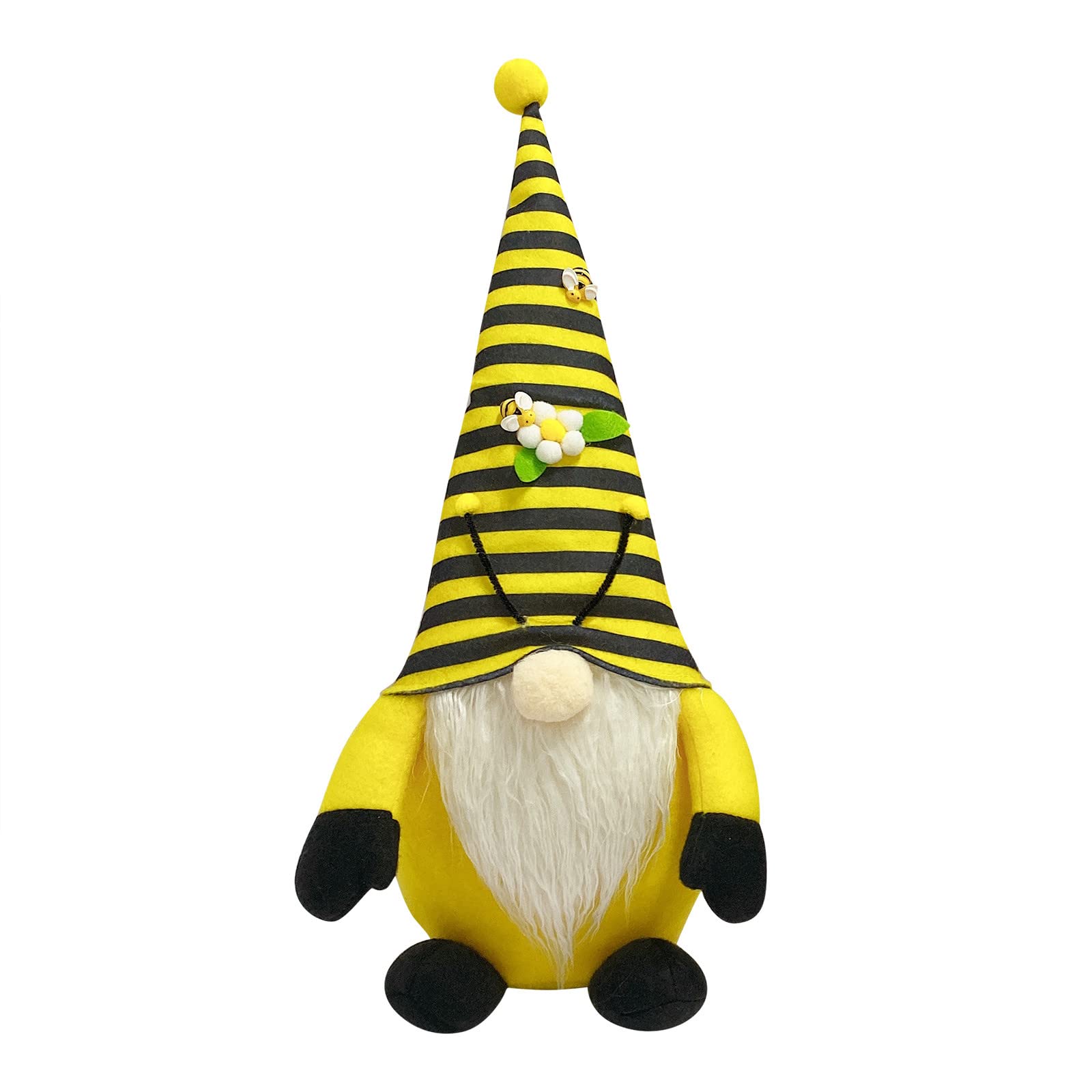 Glowing Faceless Bee Decorative Doll - Unique Elderly Bee Ornament for Living Room, Teen Room & Desktop Decor | Perfect for Festivals, Gifts & Home Decoration