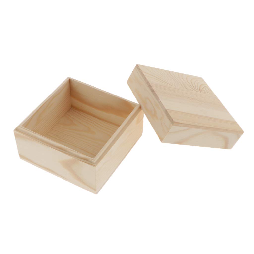 Harayaa Large Wooden Treasure Box with Lid - Perfect for Jewelry Storage, Keepsakes, and Home Decor