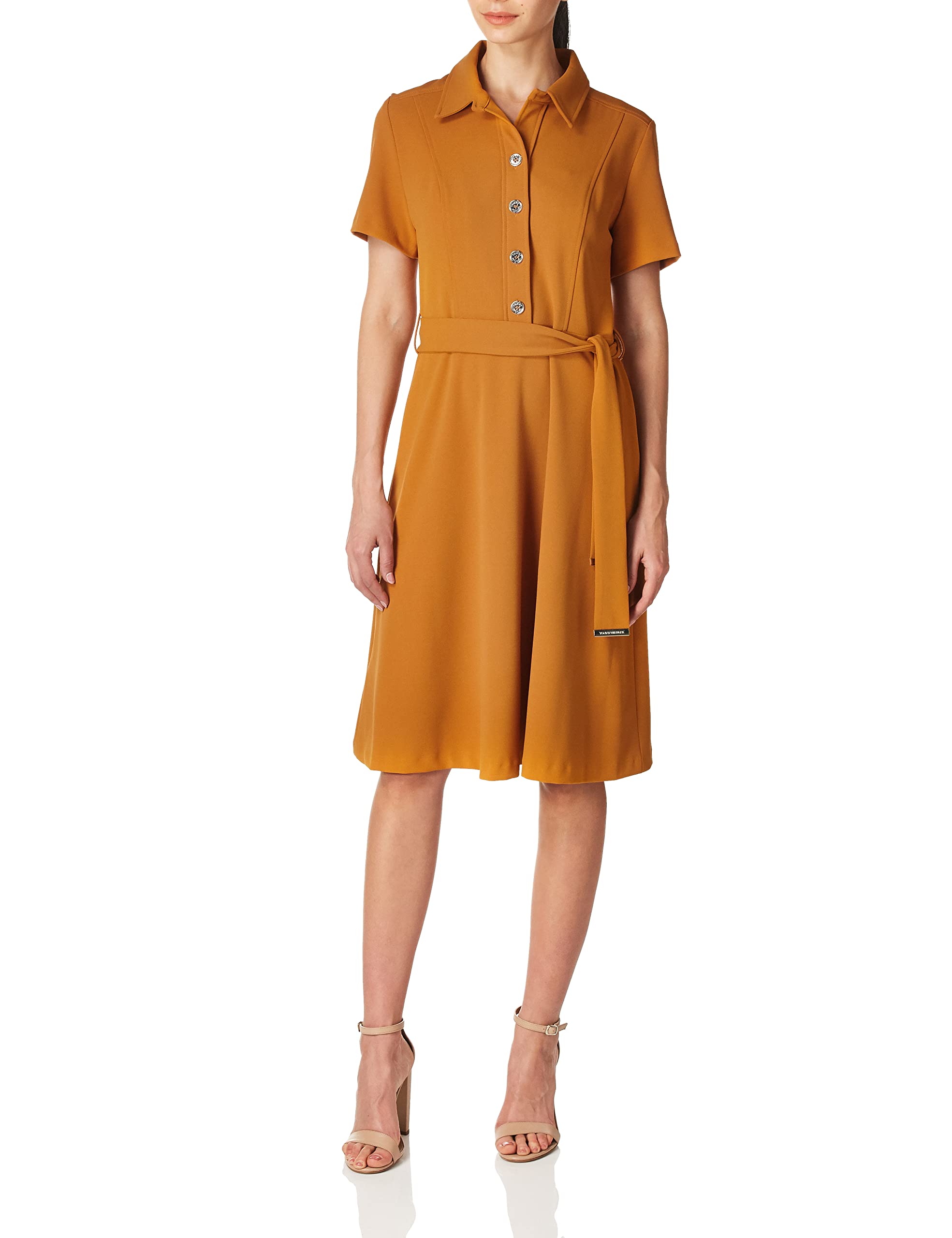 Tommy Hilfiger Women's Casual Shirt Dress - Stylish Button Down Long Sleeve Tunic for Work, Office & Spring Outfits