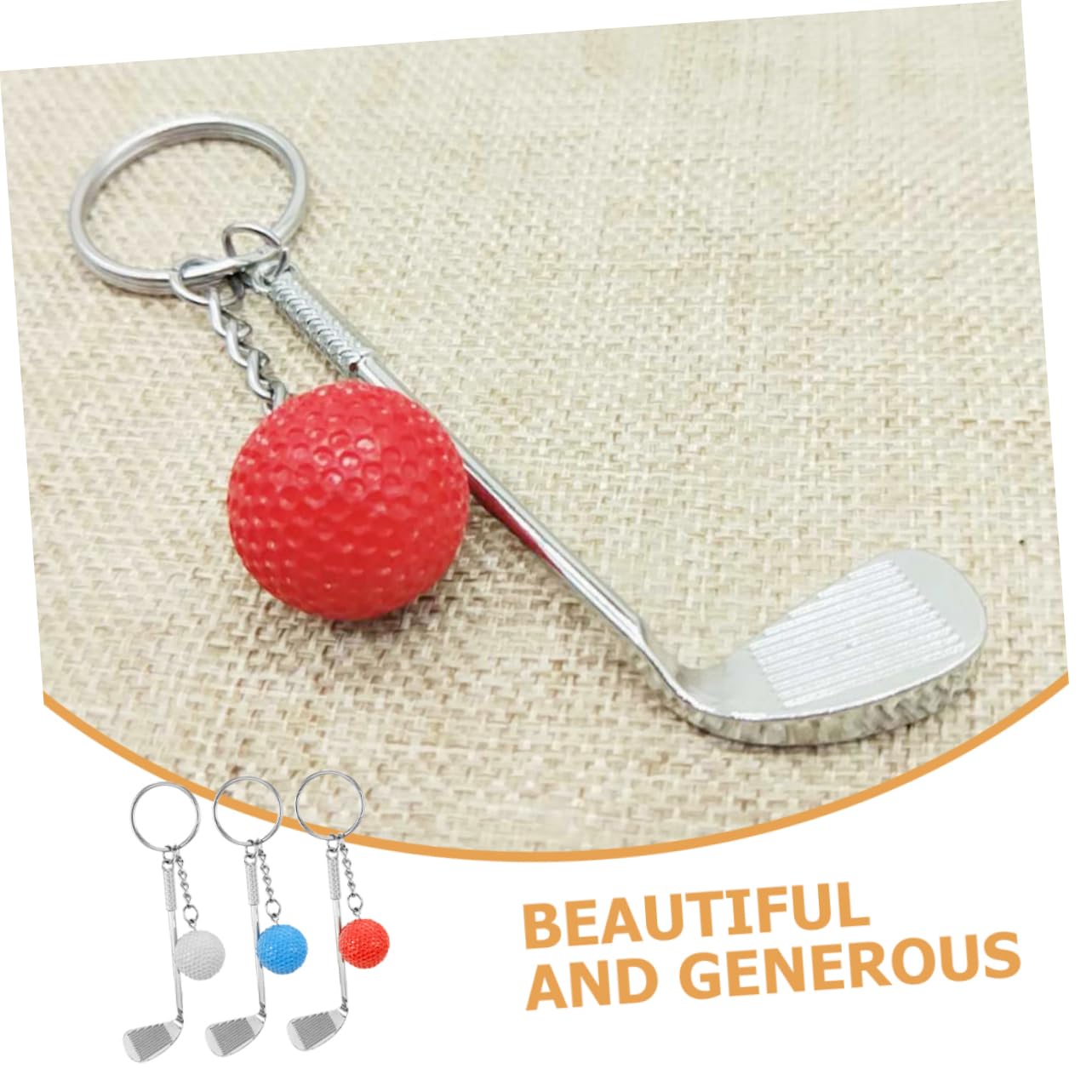 Premium Golf Ball Marker Keychain - Durable Metal & Plastic Design, Lightweight & Sturdy for Golfers - Perfect for Golf Accessories, Gifts & Everyday Carry - Ideal for Golf Courses, Tournaments & Personal Use