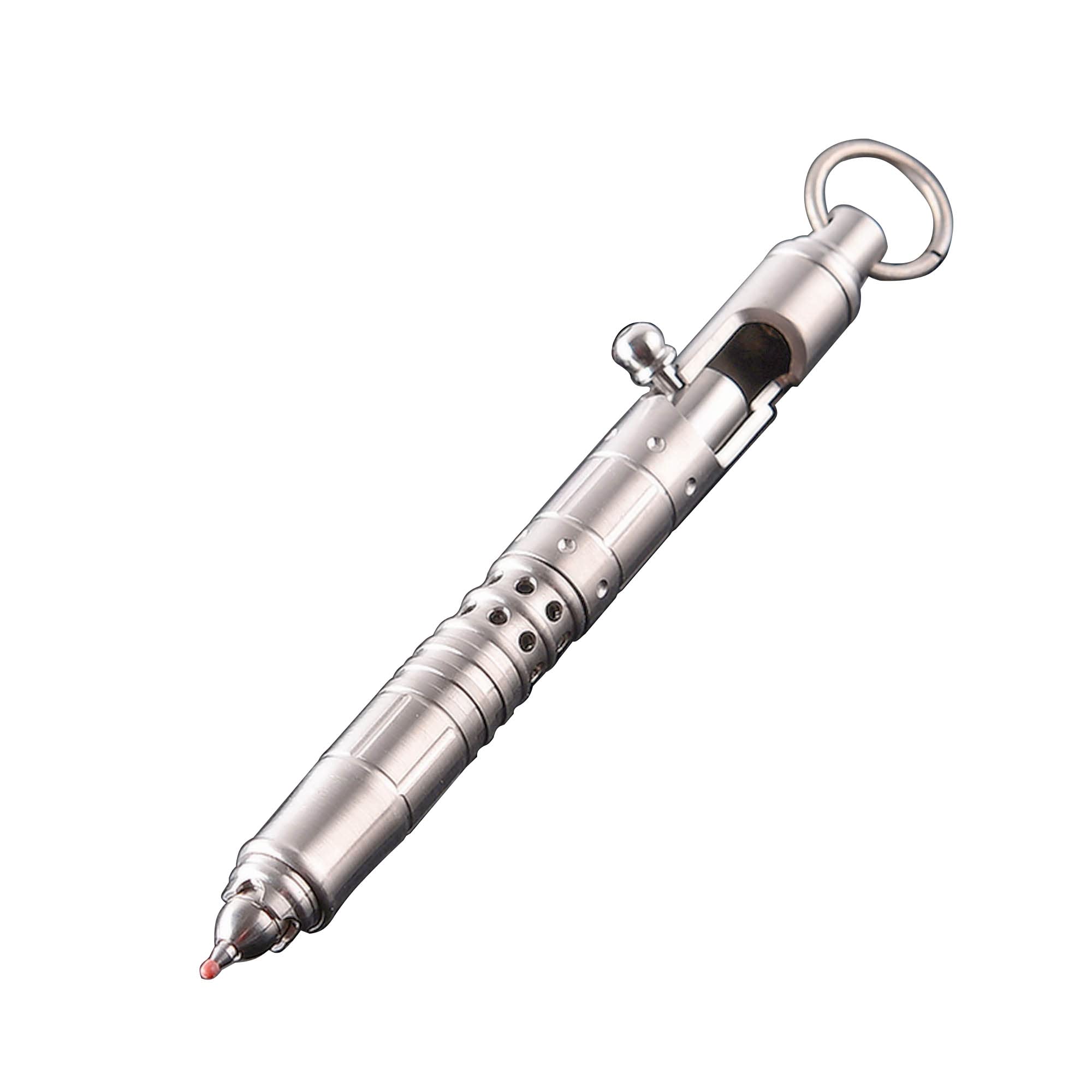 Titanium Alloy Bolt Action Tactical Pen - EDC Pocket Survival Gear, Self Defense Tool & Writing Pen (5.5 Inch) for Outdoor Adventures, Emergency Rescue & Everyday Carry
