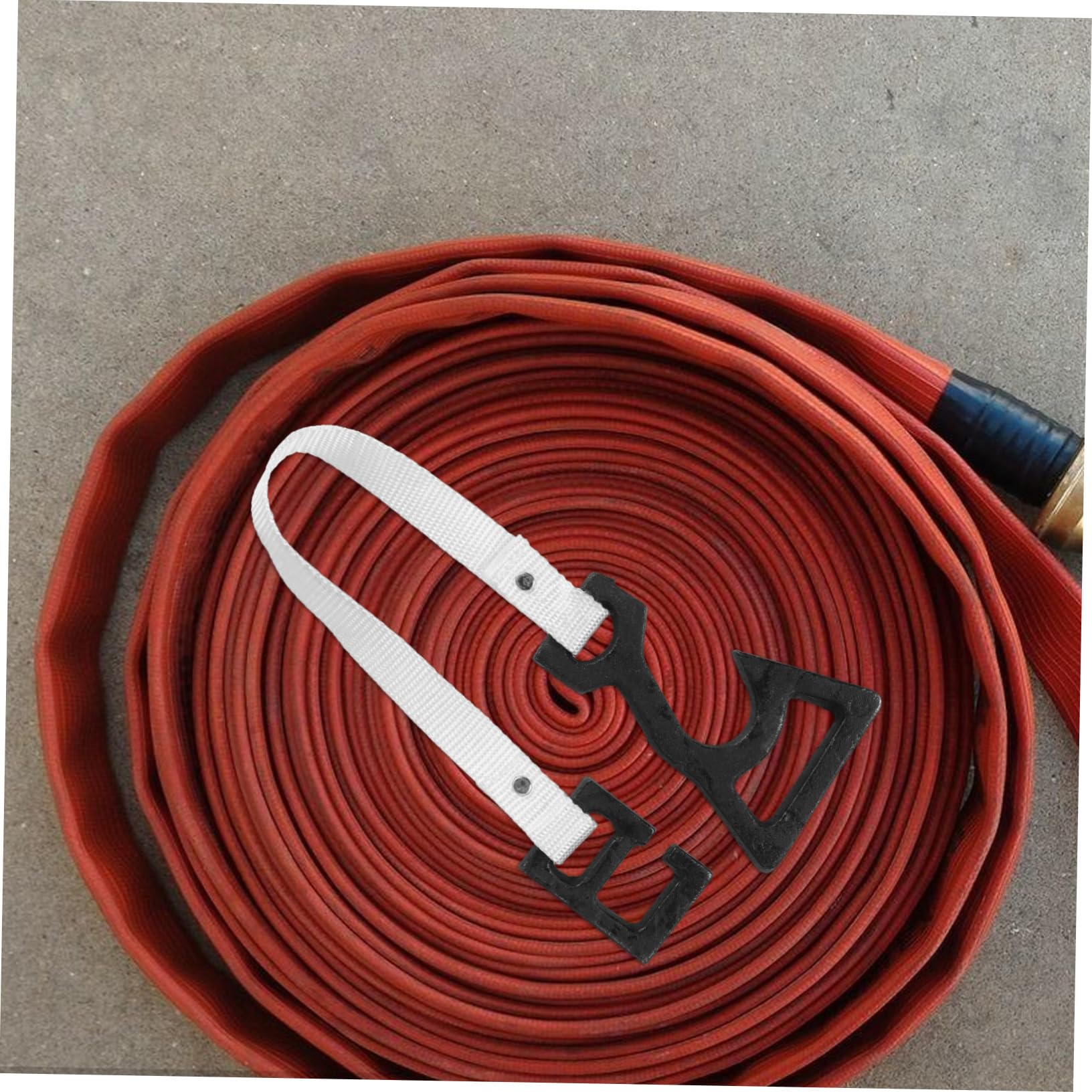 Anneome Strong Canvas Fire Hose Holder - Compact Cord Hanger for Limited Spaces, Perfect for Garage, Workshop, and RV Organization