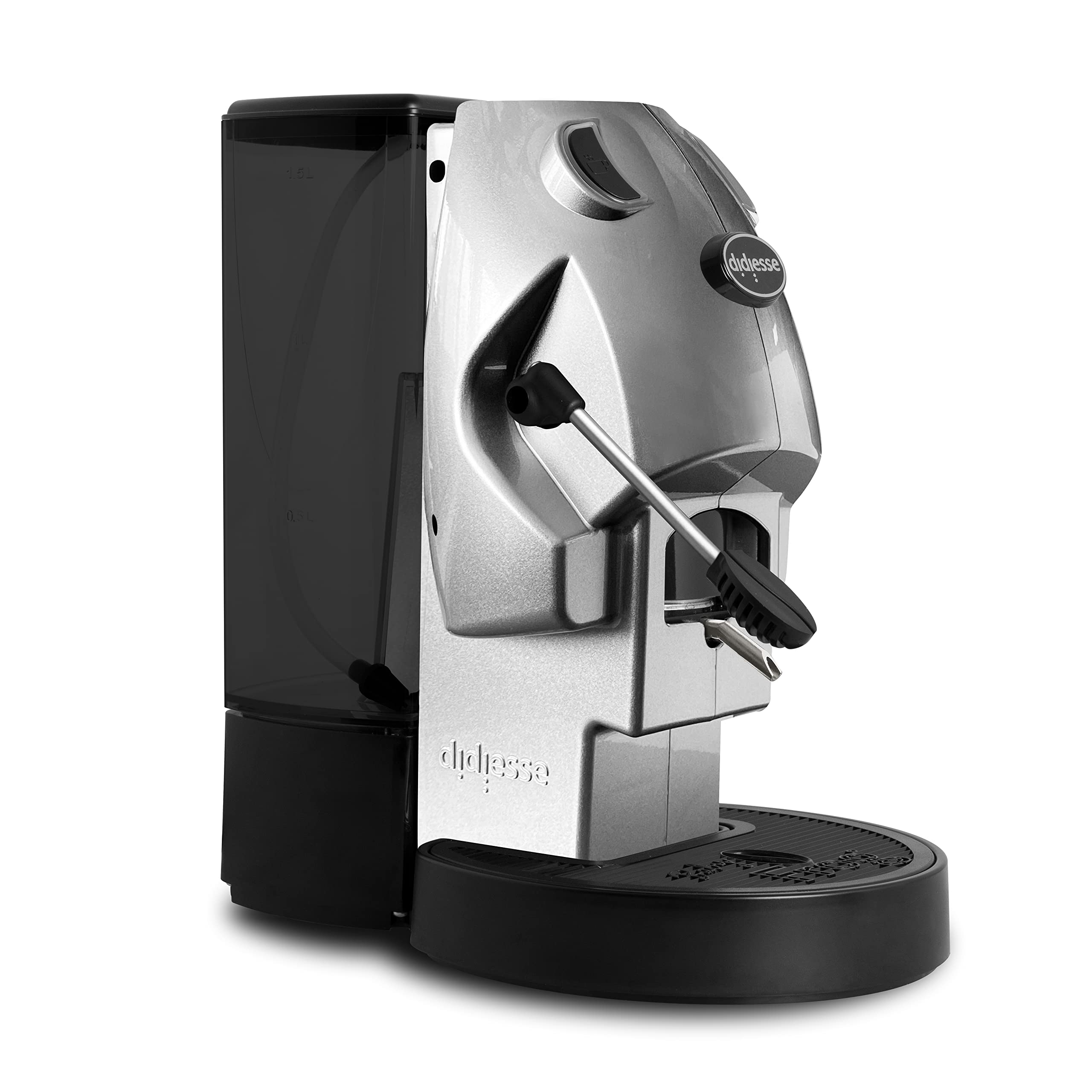 DidieSSE Baby Frog Collection 44mm Silver Coffee Capsule Machine - Compact & Lightweight, 1.5L Water Tank, Low Energy (450W), Standby Function - Perfect for Home, Office, and Small Spaces