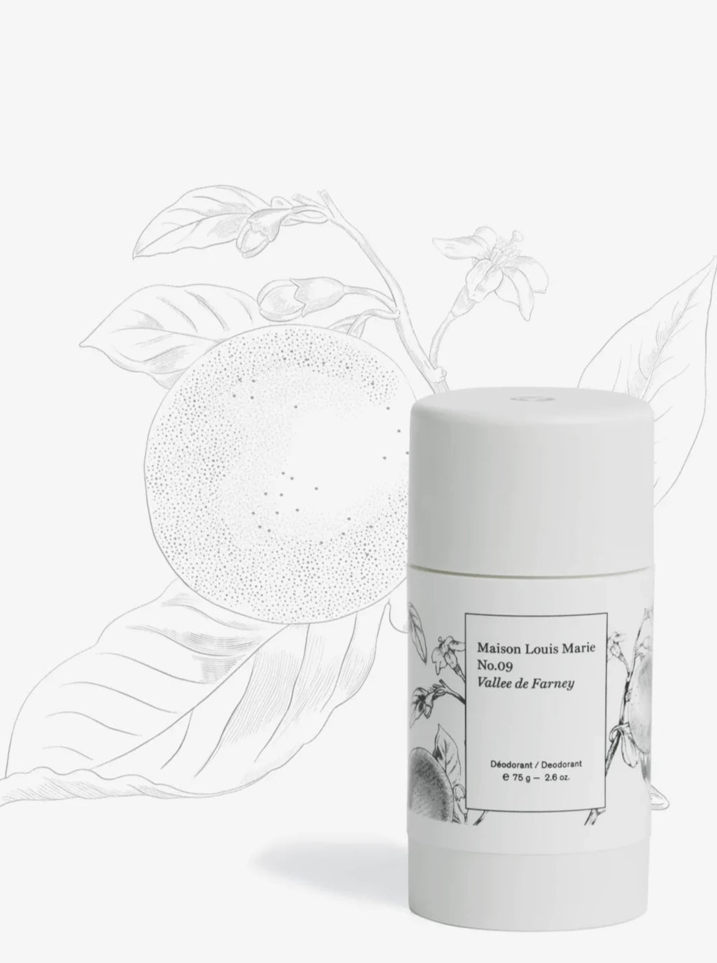 Maison Louis Marie No. 09 Natural Deodorant for Women & Men - Long Lasting Aluminum Free Deodorant Stick - Fresh Scent for All-Day Protection - Perfect for Workouts, Travel & Daily Use
