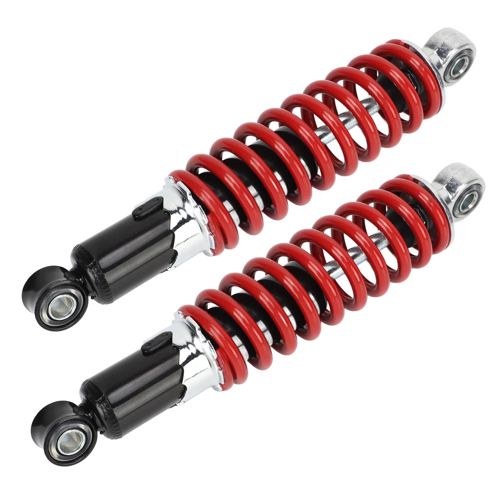 2 Pcs Motorcycle Shock Absorber - 250mm Suspension Damper for Dirt Pit Bike, ATV & Kart - Heavy Duty Shock Absorbers with Brackets - Perfect for Off-Road, Racing & Trail Riding