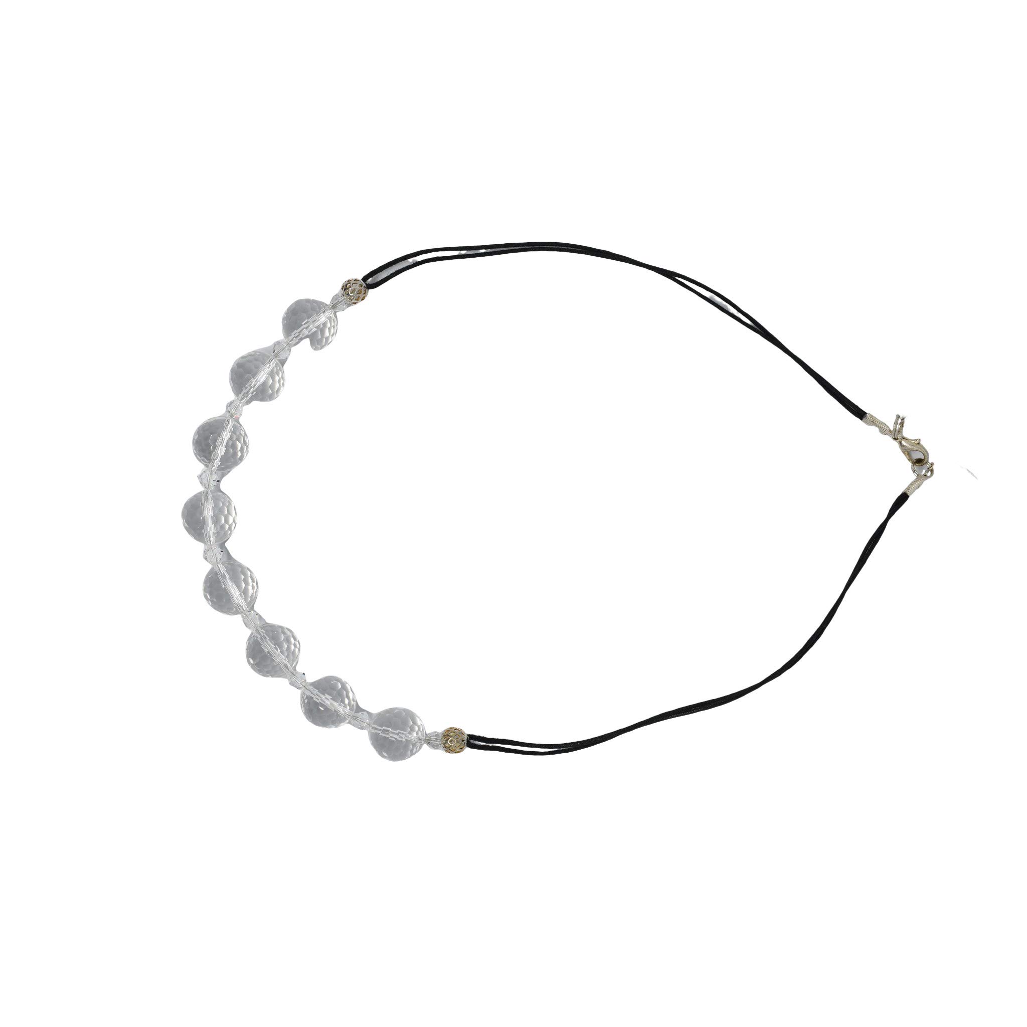 Natural Rock Crystal Necklace for Women - Healing Stone Jewelry with Positive Energy, Elegant Pendant for Meditation, Yoga & Spiritual Gifts