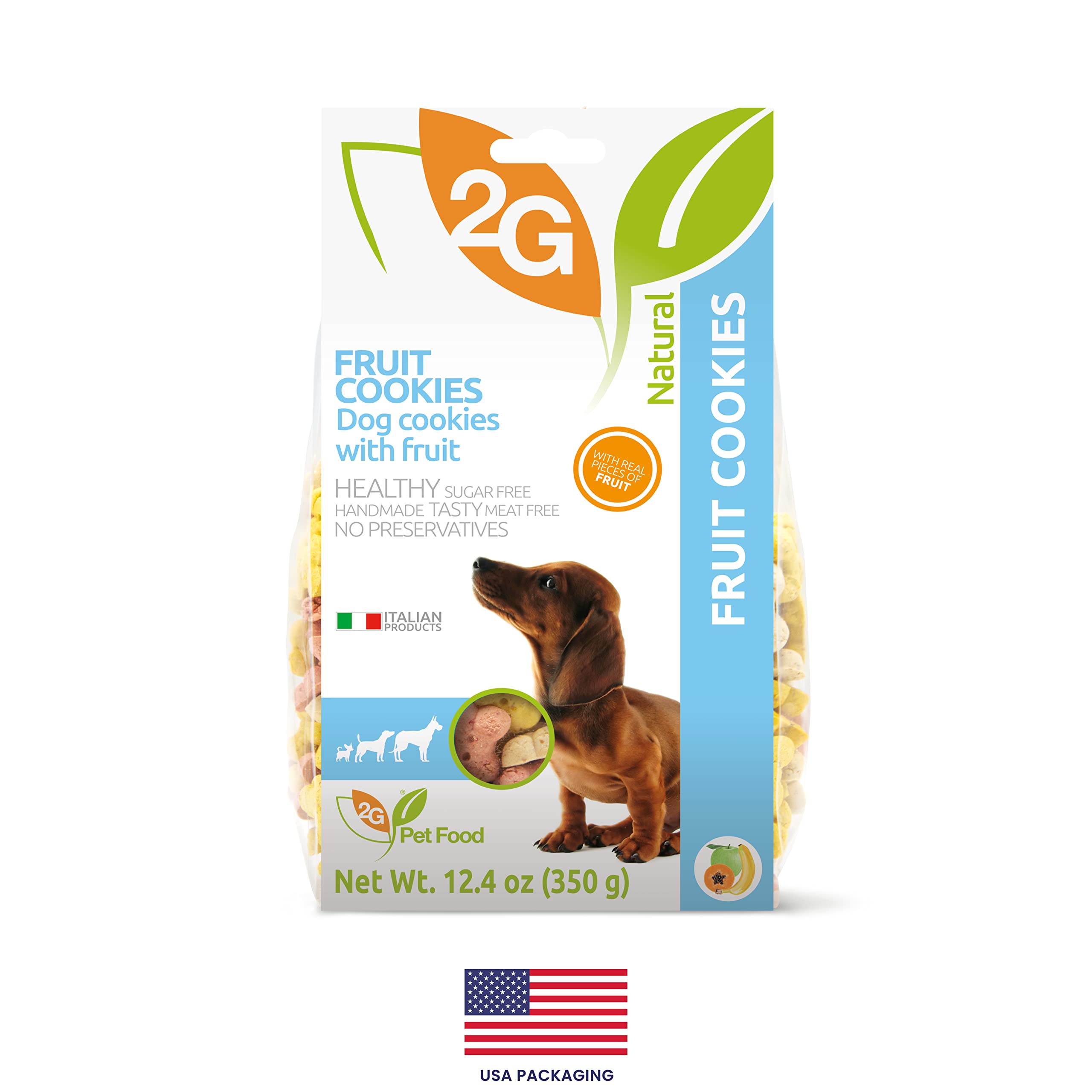 Healthy Fruit-Flavored Dog Treats - Natural & Delicious Snacks for Training, Rewards & Dental Care | Made in USA
