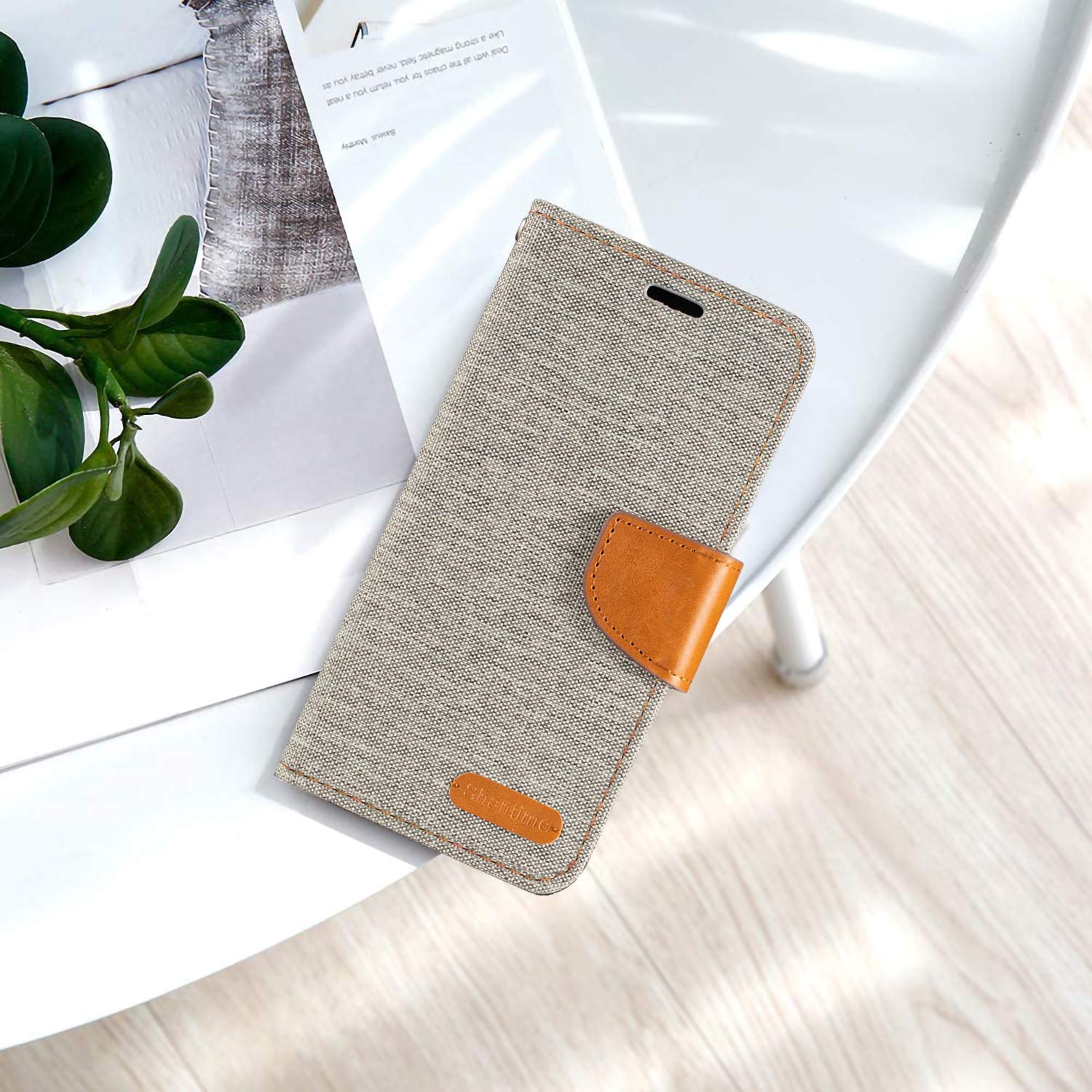 Sony Xperia Z5 Compact Case - Premium Oxford Leather Wallet Cover with Soft TPU Back & Magnetic Flip Closure | Perfect for Business, Travel & Everyday Protection