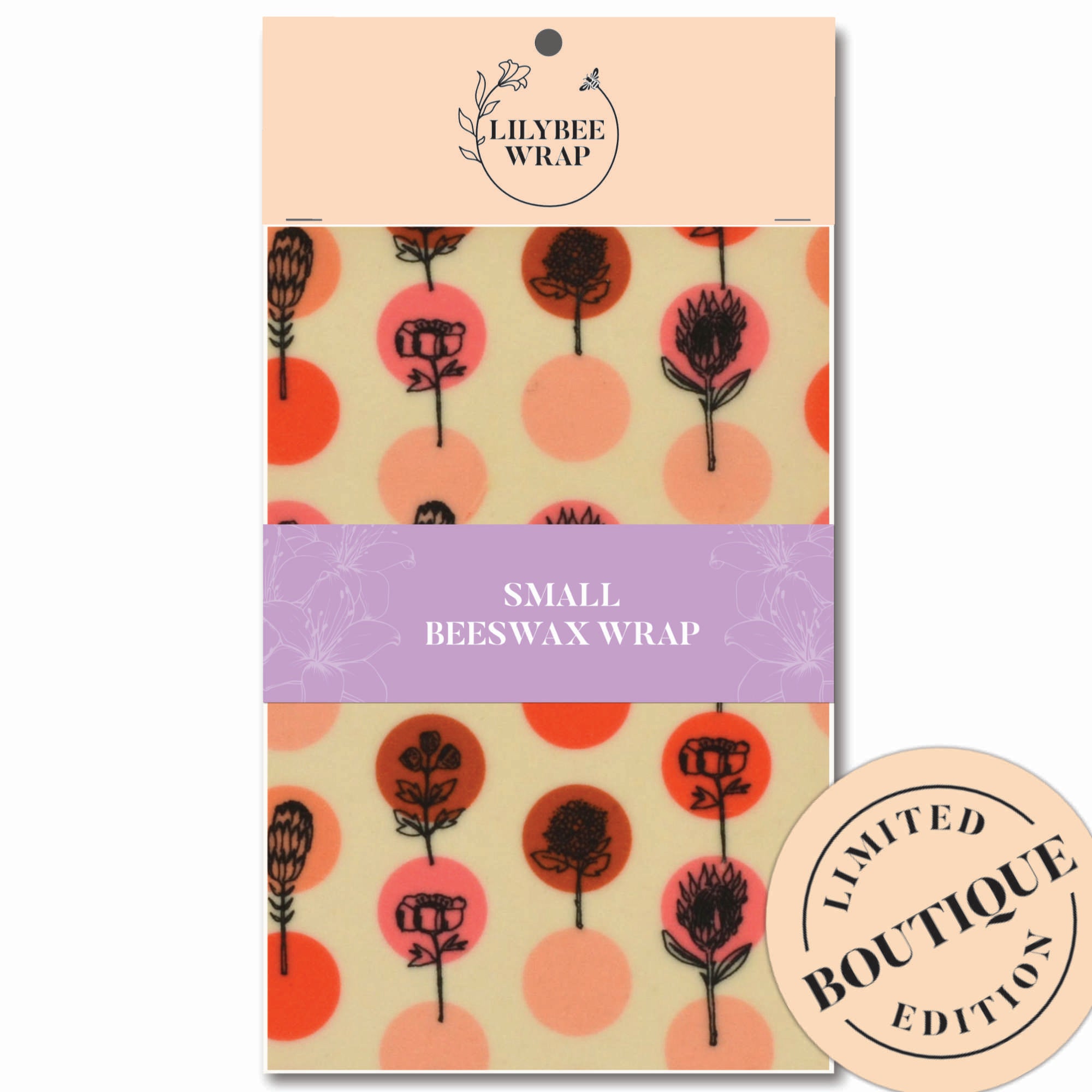 Eco-Friendly Beeswax Food Wraps - Reusable & Sustainable Alternative to Plastic Wrap for Fresh Food Storage, Snacks, Sandwiches & Meal Prep (Little Forest Design)