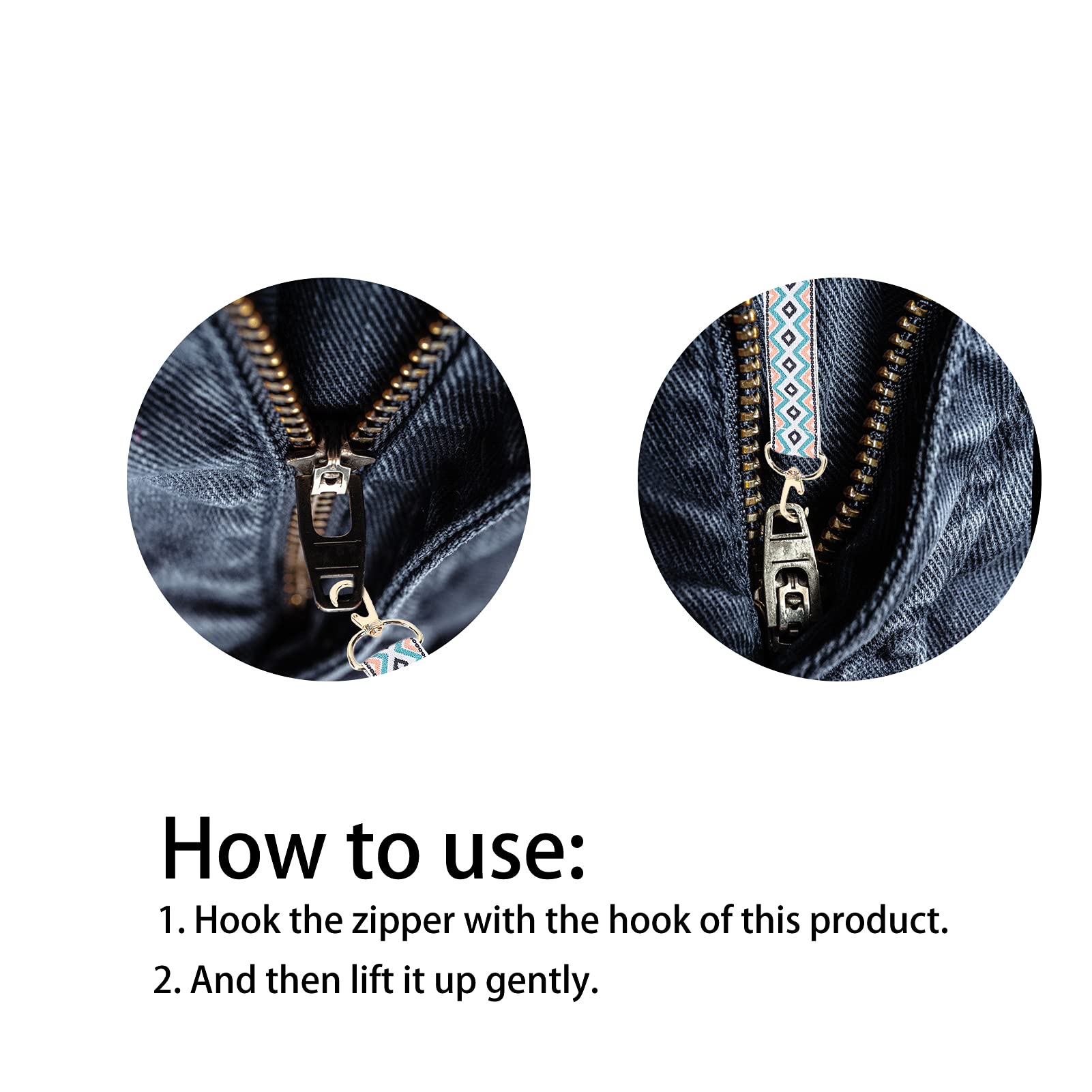 Easy Zipper Helper for Boots - Dress Zipper Puller & Zip Up/Down Assistant with Hook - Perfect for Seniors, Kids & Handicap Aid - Ideal for Boots, Jackets & Bags