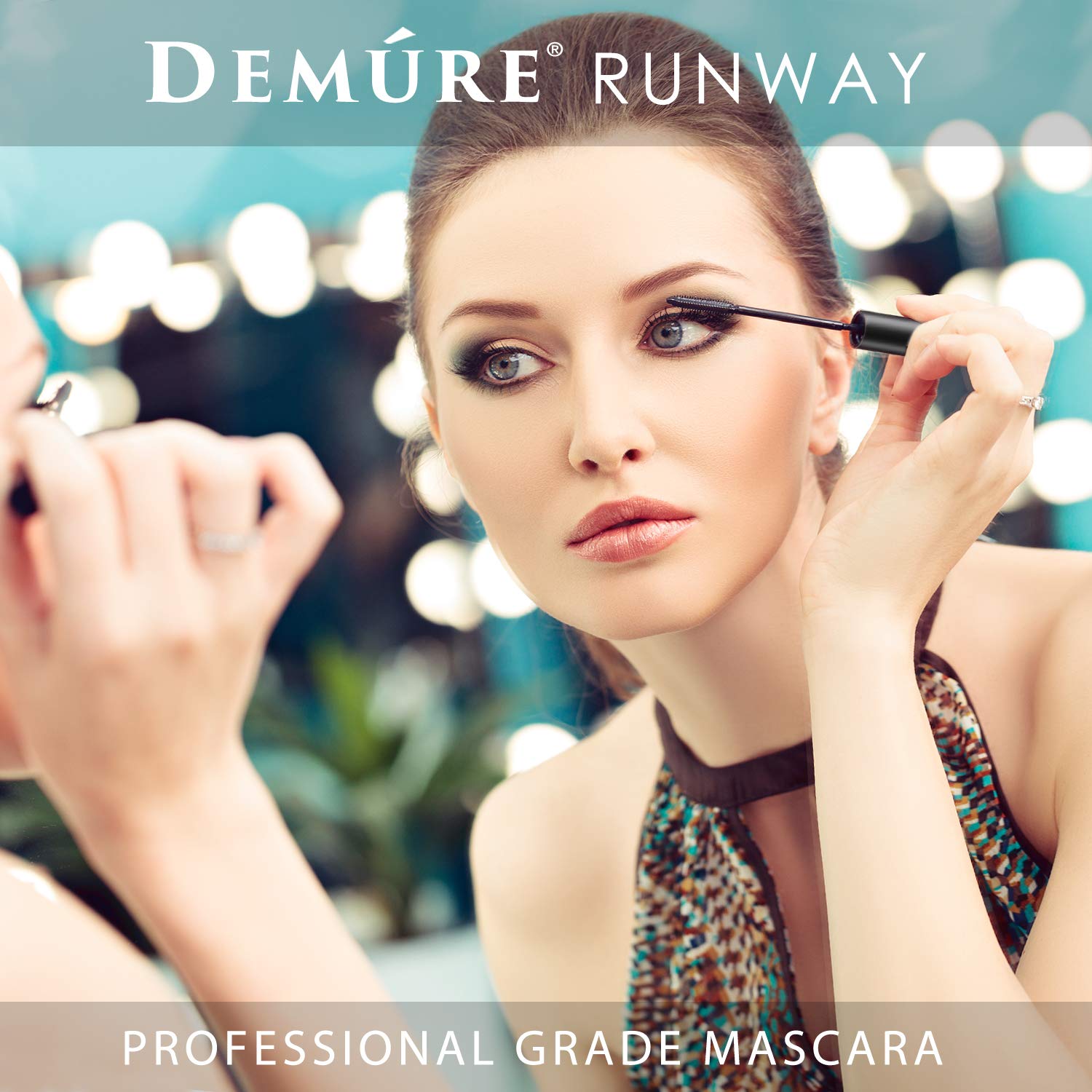 Demure Mineral Voluminous Eye Mascara - Conditioning Black Mascara for Long, Lush Lashes | Water Resistant & Lash Extension Friendly | HD Definition for Day & Night Wear