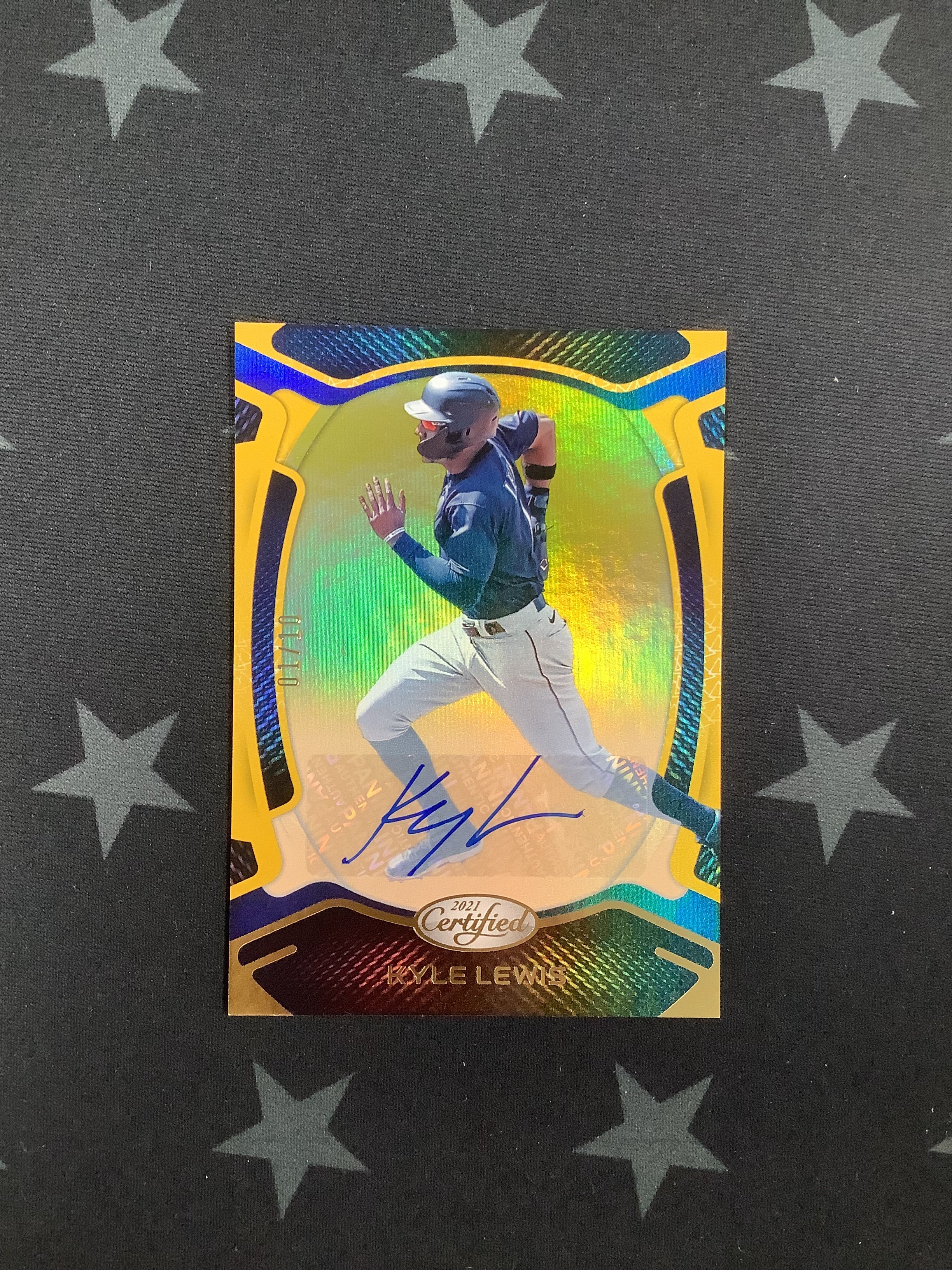 2021 Panini Chronicles Certified Baseball Kyle Lewis Autograph Card #16/10 - Rare Collectible for Sports Memorabilia Fans & Trading Card Enthusiasts
