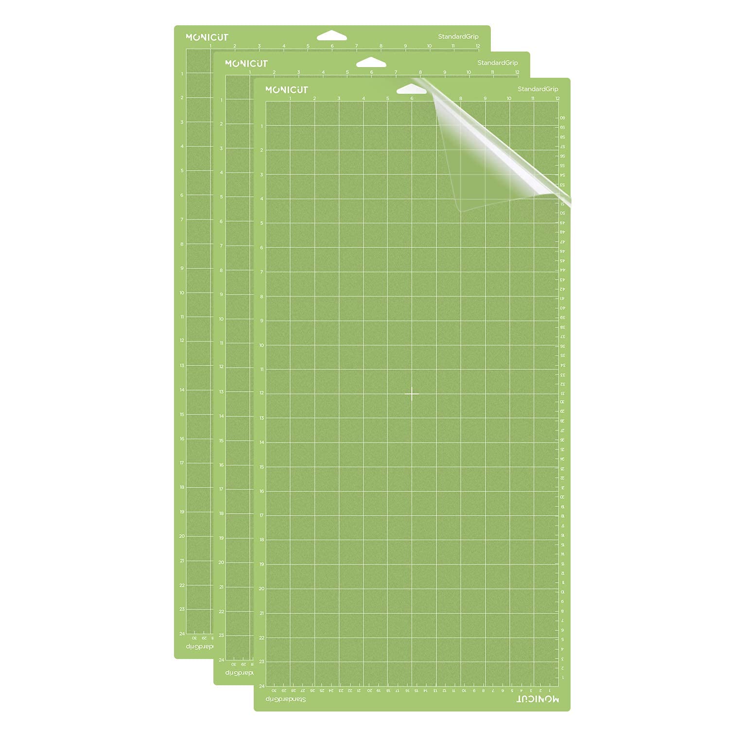 12x24 Standard Grip Cutting Mat for Cricut Maker 3, Maker, Explore 3, Air 2, Air & One | 12x12 Heat Press Mat for Vinyl Crafting & Ironing | Perfect for DIY Projects, T-Shirt Making & Scrapbooking
