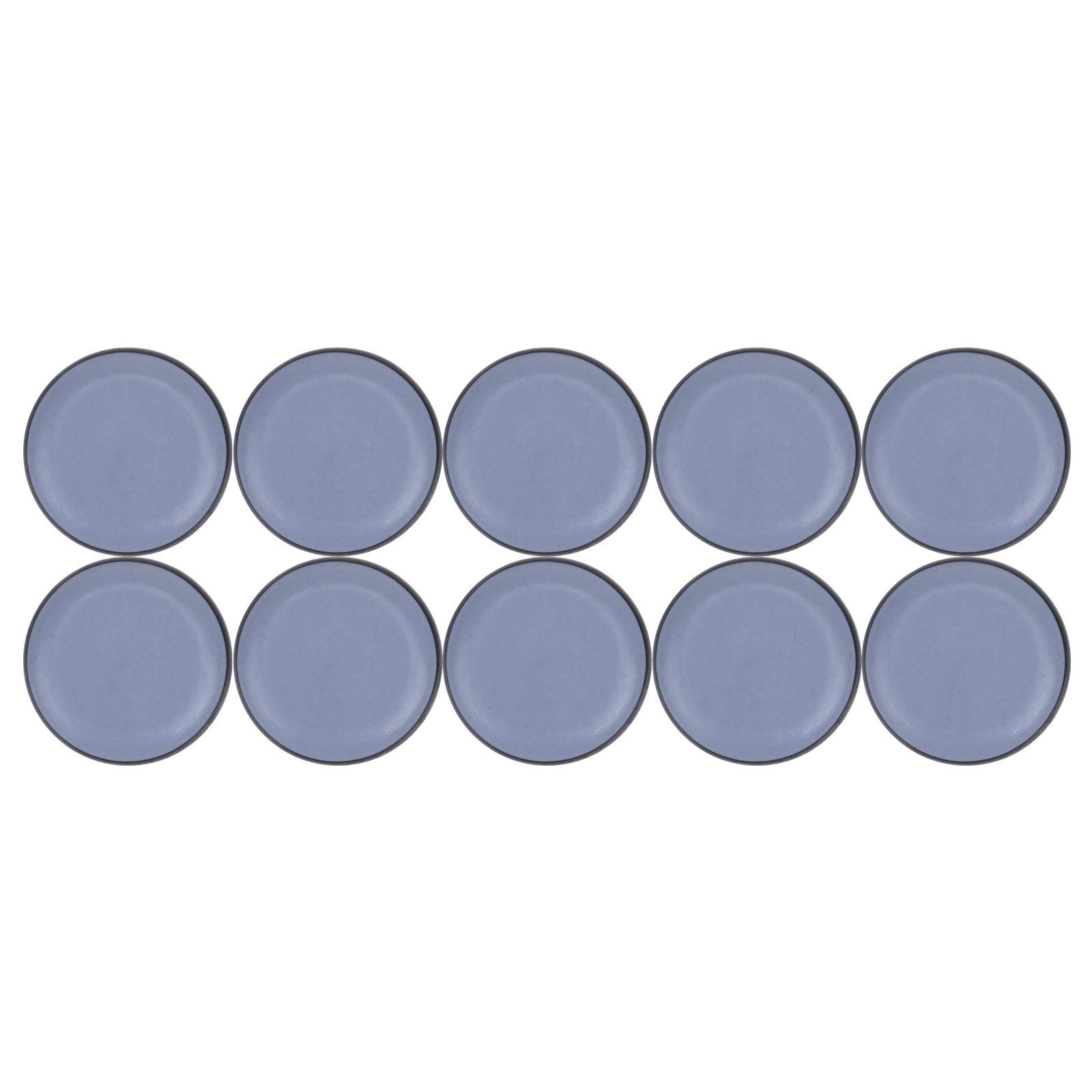 TiaoBug 10pcs Self-Adhesive Furniture Sliders - 20mm Round Glider Pads for Table & Chair Legs - Heavy Duty Floor Protectors for Hardwood & Tile Floors - Easy Move & Protect Furniture in Living Room, Bedroom, Office