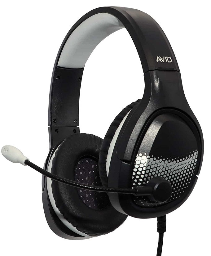 Avid AE 79 USB Gaming Headset with Noise Cancelling Microphone - Professional PC Headphones for Online Meetings, Streaming & Gaming (Black) - Multi Pack Options Available - Perfect for Work from Home, Zoom Calls & Esports