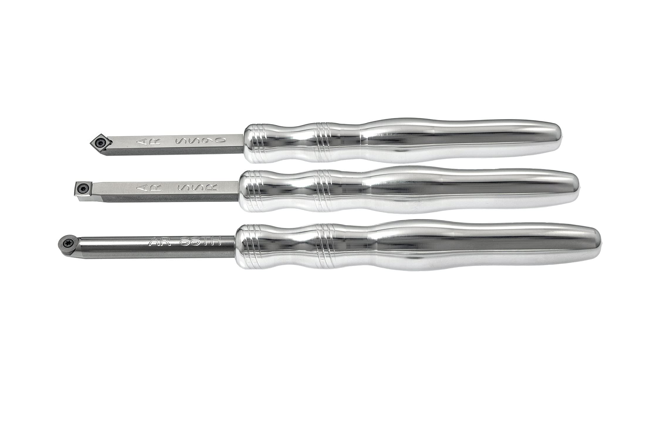 Premium USA-Made Carbide Turning Tools Set for Wood Lathe - 3-Piece 4