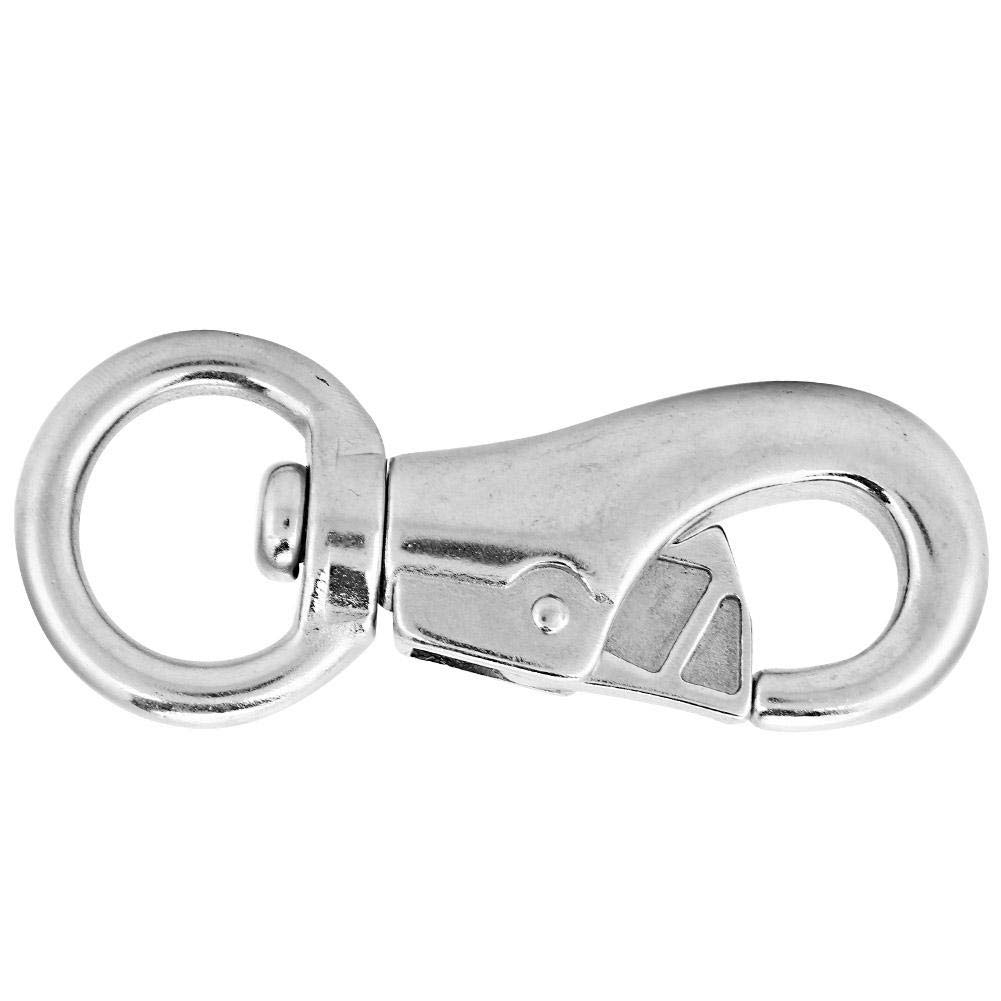 Premium Stainless Steel Carabiner Clip - Heavy Duty Spring Snap Hook for Dog Leash, Keychain, Backpack & Outdoor Gear | Secure & Durable for Hiking, Camping & Daily Use