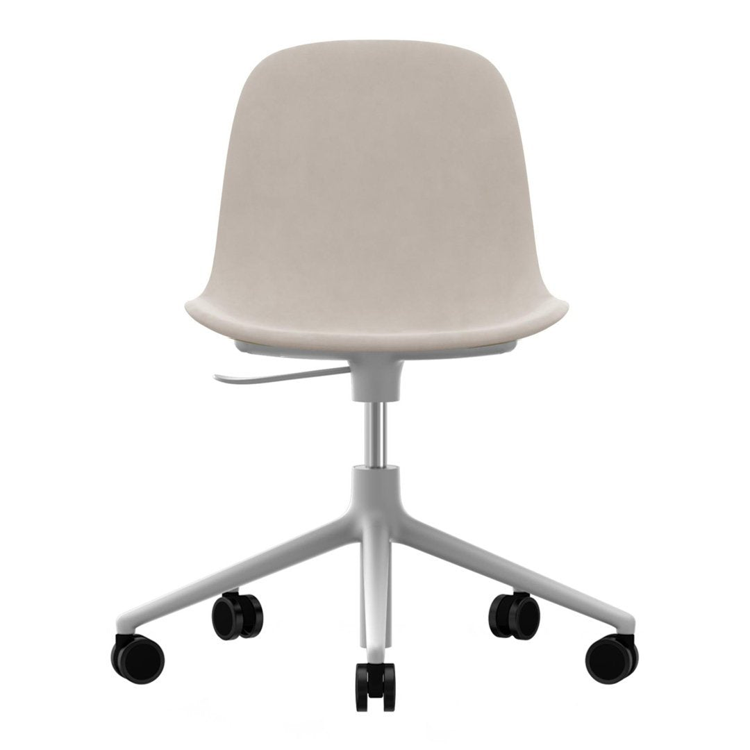 Ergonomic Form Chair with 5W Swivel Base & Gas Lift Mechanism - Premium Upholstered Office Chair for Home & Workspace - Perfect for Long Hours of Comfortable Sitting in Office, Study or Gaming Setup