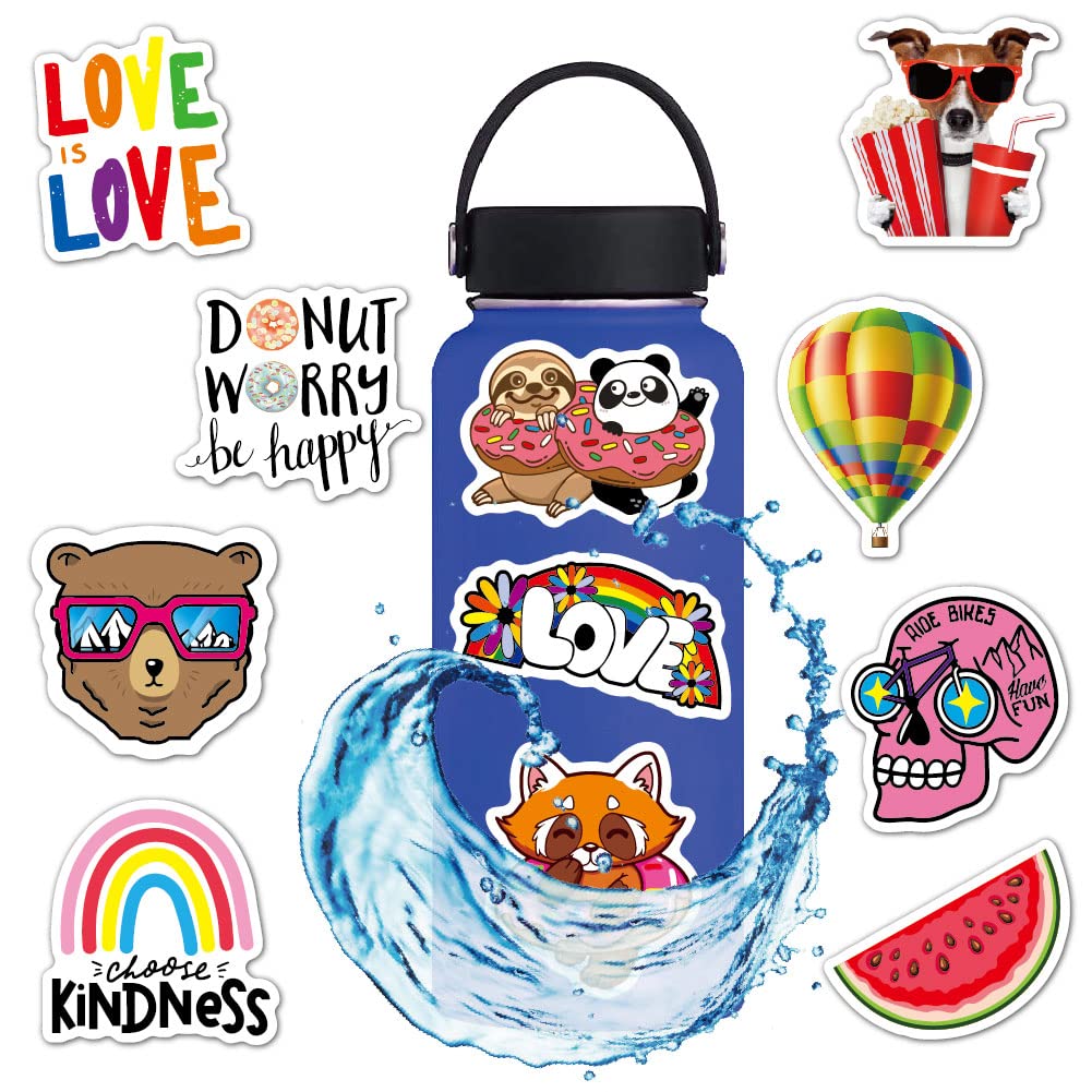 100PCS Aesthetic VSCO Stickers - Waterproof Vinyl Decals for Water Bottles, Laptops, Skateboards & Phones - Cute Sticker Pack for Kids, Teens & Girls - Perfect for DIY Crafts, Scrapbooking & Personalizing Accessories