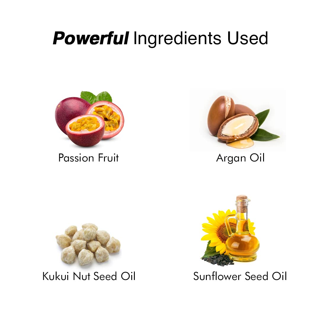 **Inveda Passion Fruit & Silk Protein Facial Kit – Hydrating & Brightening Skincare Set with Kukui Nut & Sunflower Seed Oil – Reduces Dryness & Dullness for Glowing Skin – 37ml – Perfect for Daily Skincare & Nighttime Routine**
