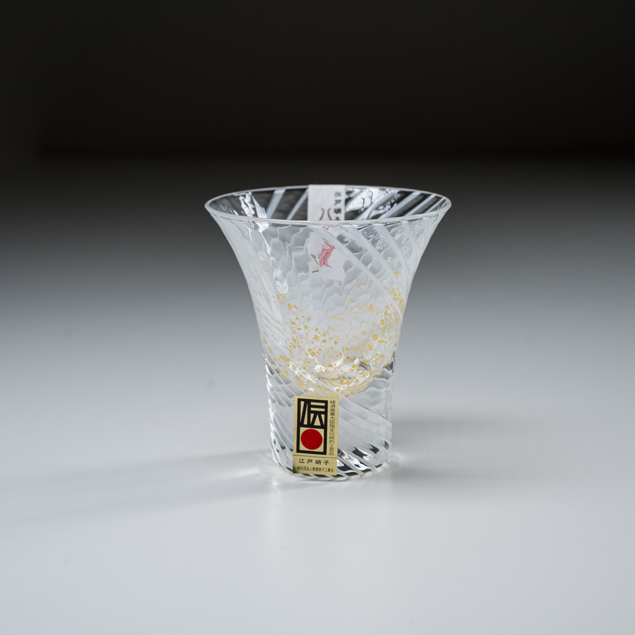 Yachiyo Edo Glass Sake Cup 85ml - Traditional Japanese White Shot Glass for Sake & Whiskey | Perfect for Home Bars, Japanese Restaurants & Gift Giving