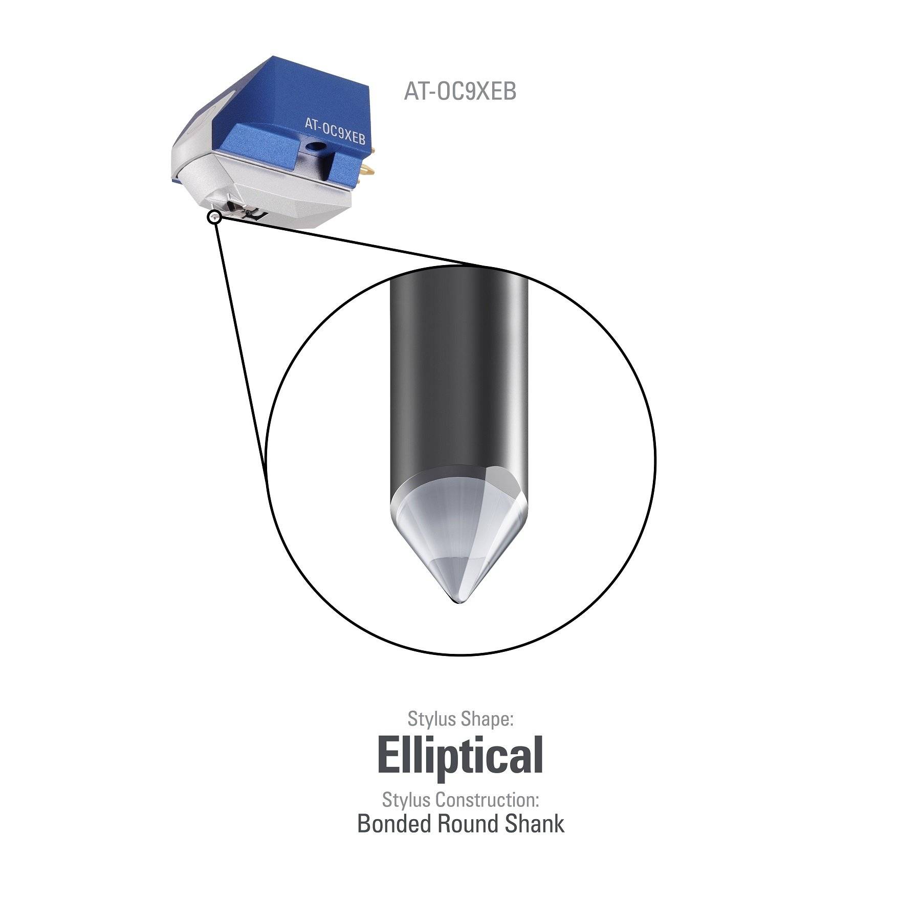 Audio Technica AT OC9XEB High-Performance Dual Moving Coil Phono Cartridge - Perfect for Audiophile Turntables & Vinyl Record Playback