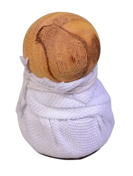 PGD Traditional Wooden Oil Spreader Brush for Dosa & Tawa Pans - Natural Wood with White Cloth - Pack of 4 - Perfect for Indian Cooking, Pancakes & Griddle Baking