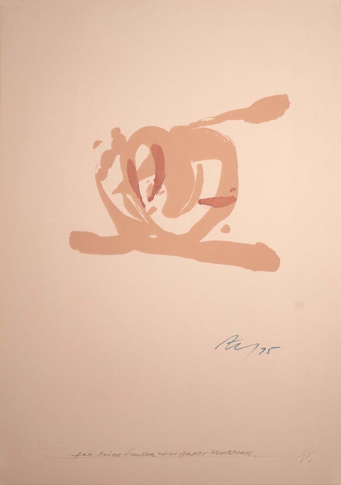 Adja Yunkers Untitled (For Alice) Modern Abstract Screenprint on Paper - Unframed Art Print for Home Decor, Office Wall Art & Modern Art Collection