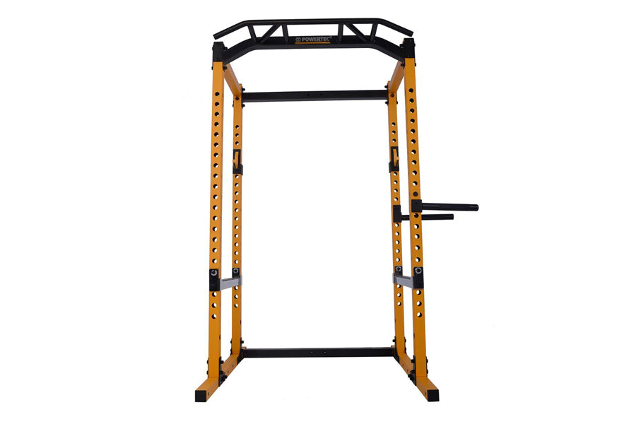 Powertec WorkBench Power Rack - Heavy Duty Home Gym Equipment for Strength Training (Black) | Perfect for Home Workouts, Weightlifting & CrossFit Training