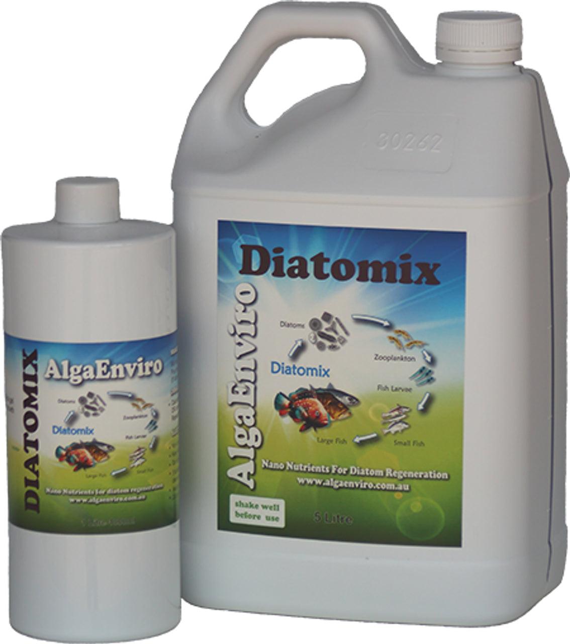 Diatomix Pond Algae Control - 1 Litre Natural Pond Cleaner for Clear Water | Safe for Fish & Plants | Perfect for Garden Ponds, Water Features & Fountains