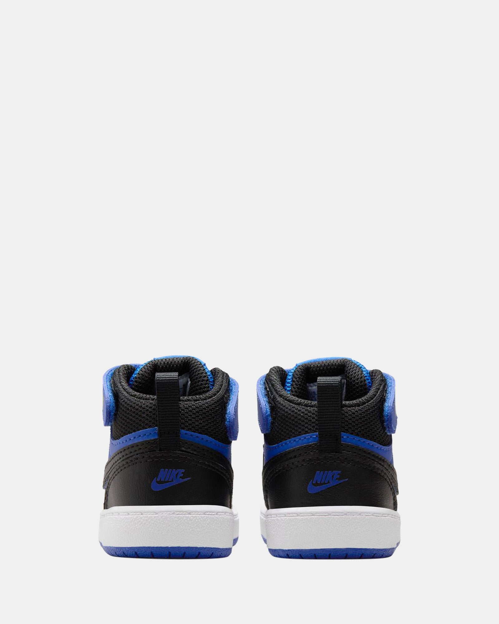 Nike Court Borough Mid 2 Infant Sneakers - Game Royal/Black White Basketball Shoes for Toddlers - Perfect for Playground, School & Casual Wear