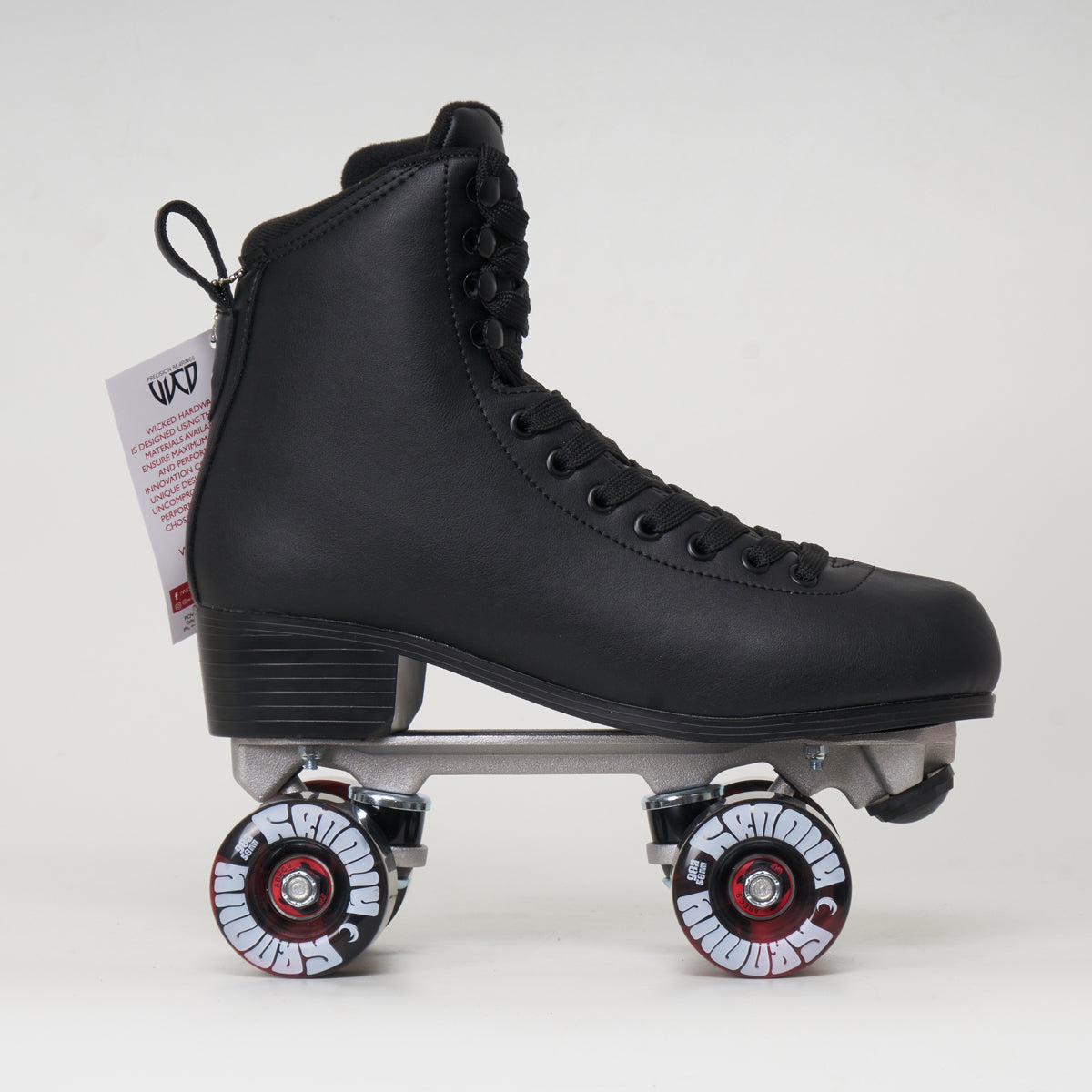 Chaya Lifestyle Classic Dance Roller Skates for Women - Black Quad Roller Skates for Indoor & Outdoor Roller Rink, Park, Fitness & Dance Performance