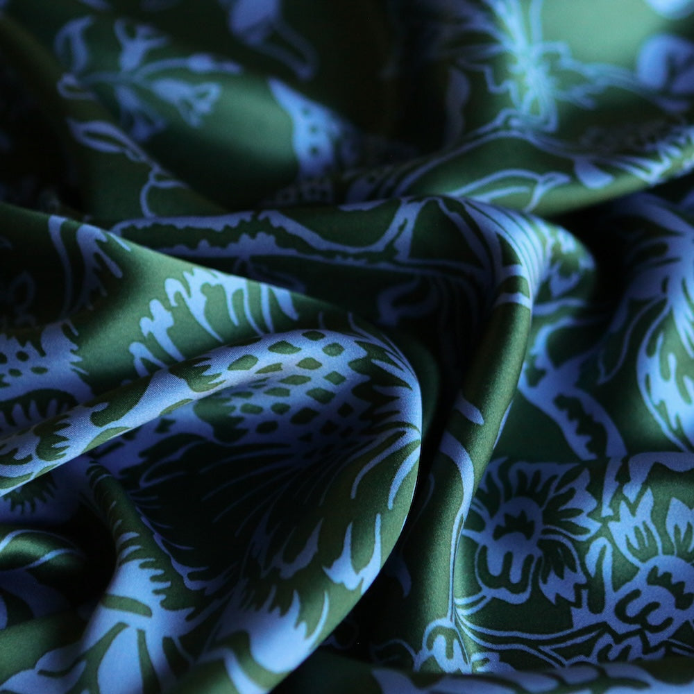 Christelle Tree Liberty Belgravia Silk Satin Scarf - Elegant Women's Fashion Accessory for Parties, Weddings & Special Occasions