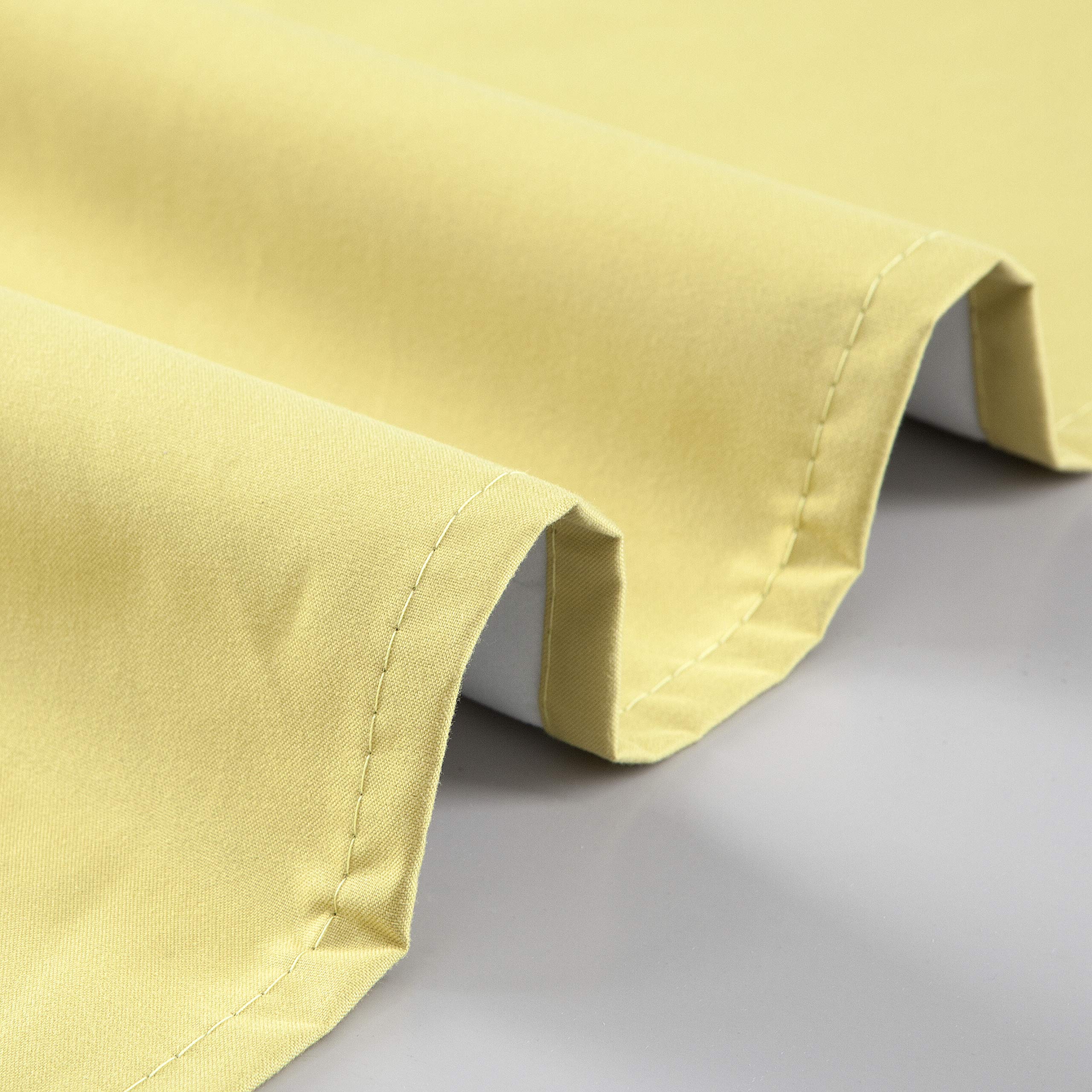 Rooney Yellow Blackout Curtains for Bedroom & Living Room - Thermal Insulated Room Darkening Grommet Curtains, 2 Panels (52x63 Inches) - Perfect for Home Theater, Nursery & Light Sleepers