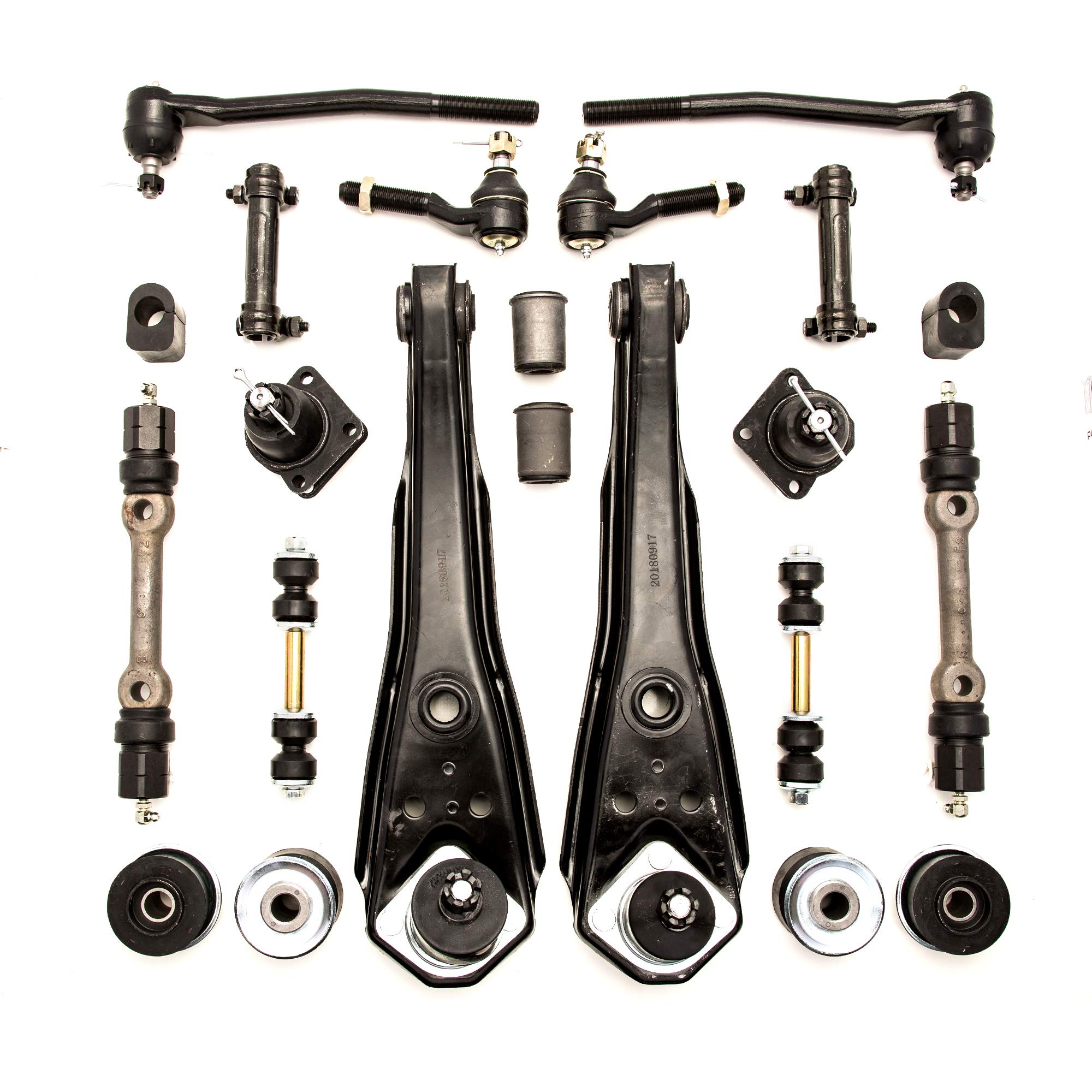 Ford Mustang Front End Suspension Rebuild Kit - 22 Piece Power Steering Replacement Set (OEM Spec) - Perfect for Off-Roading, Daily Driving & Performance Upgrades